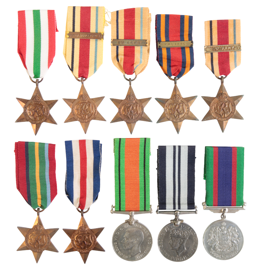 A COLLECTION OF WW2 MEDALS Africa 3add85