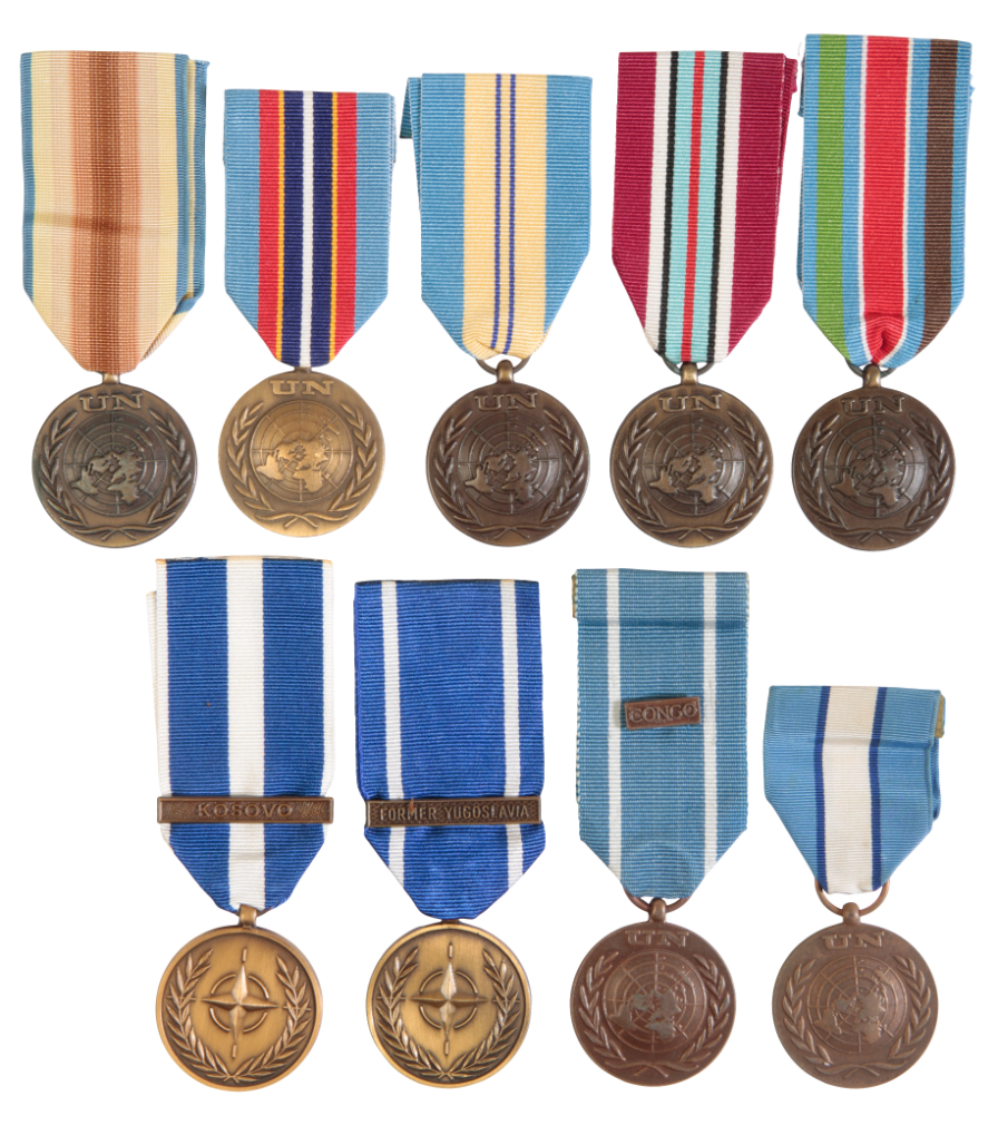 A COLLECTION OF NINE NATO MEDALS