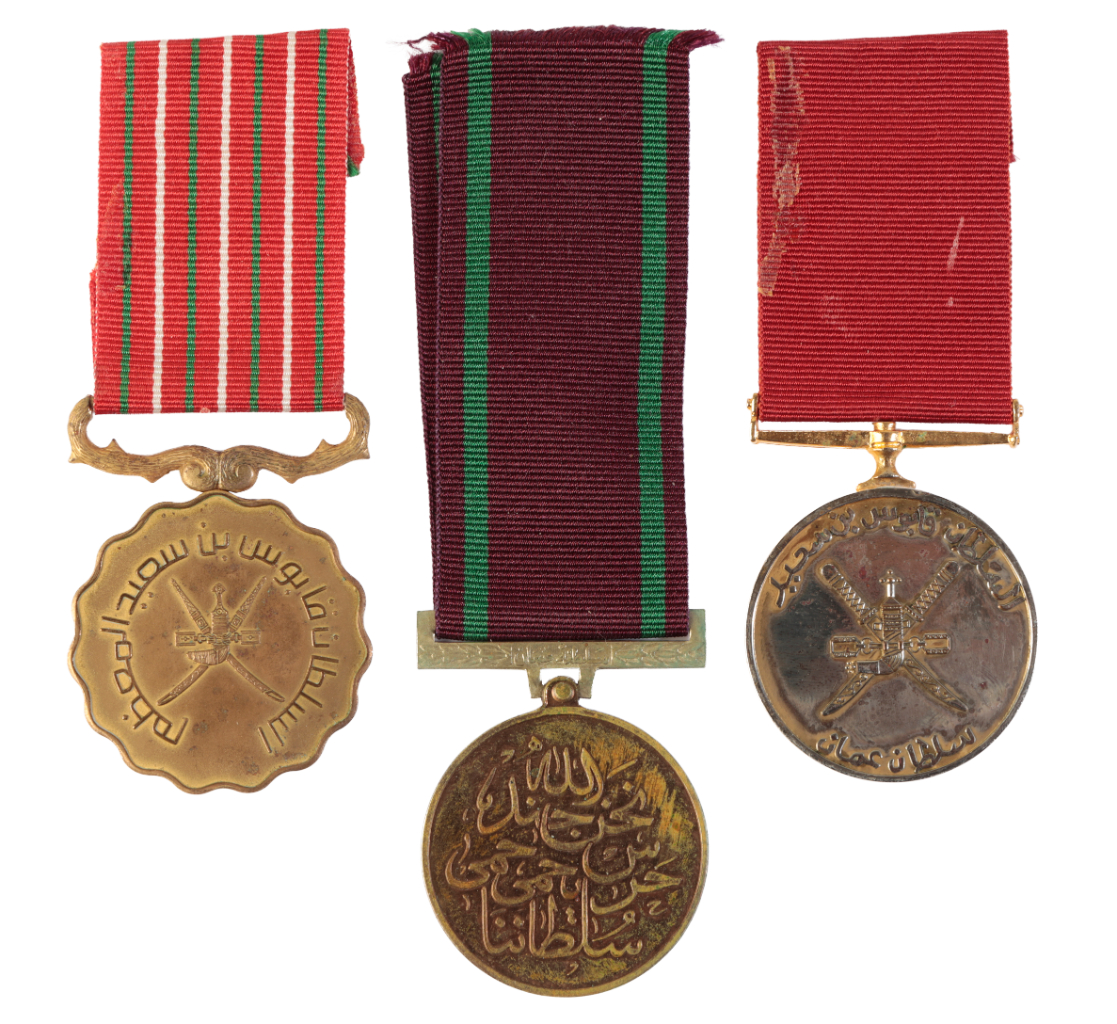 OMAN. THREE MEDALS Oman. Royal