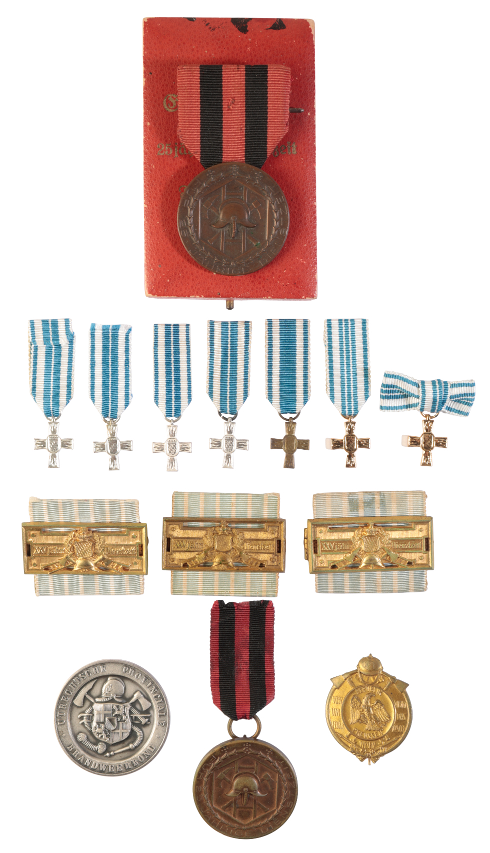 A COLLECTION OF FIRE SERVICE AWARDS