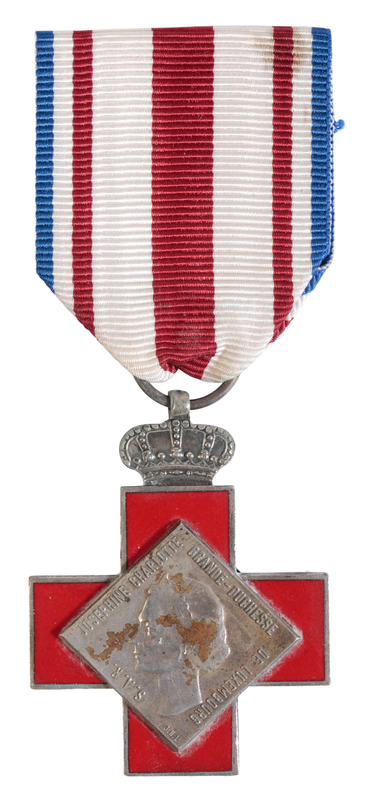 LUXEMBOURG. RED CROSS SILVER MEDAL,