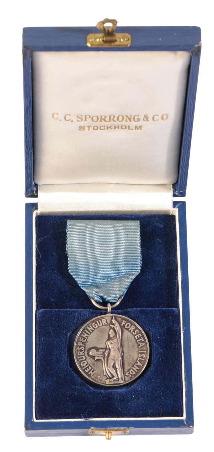 ICELAND. PRESIDENT OF ICELANDS MEDAL