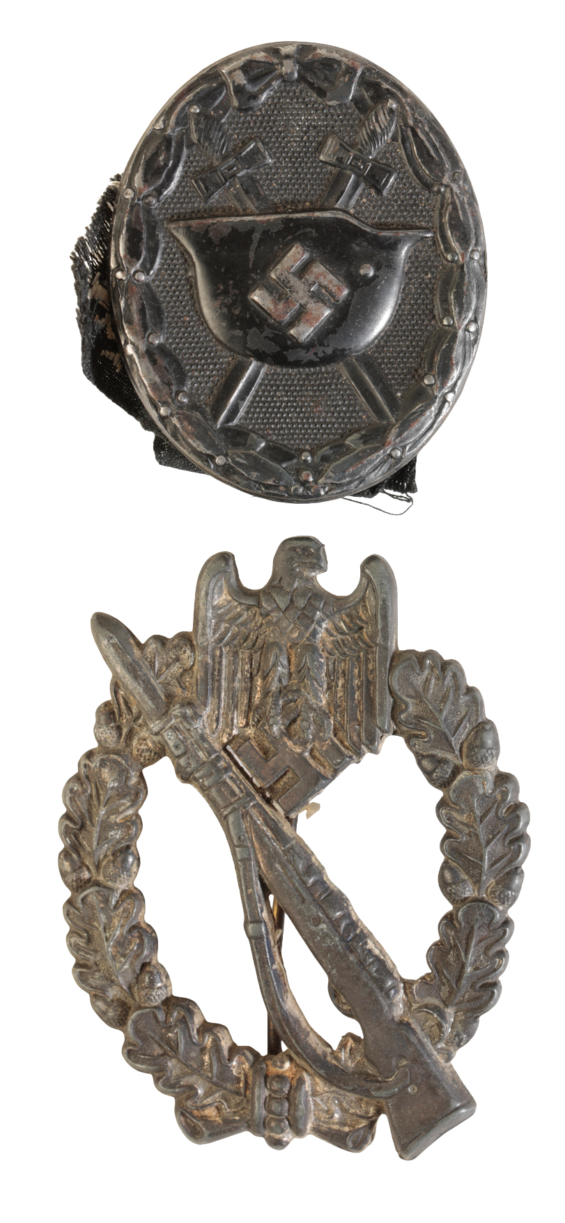 SILVER INFANTRY ASSUALT BADGE AND 3ade14