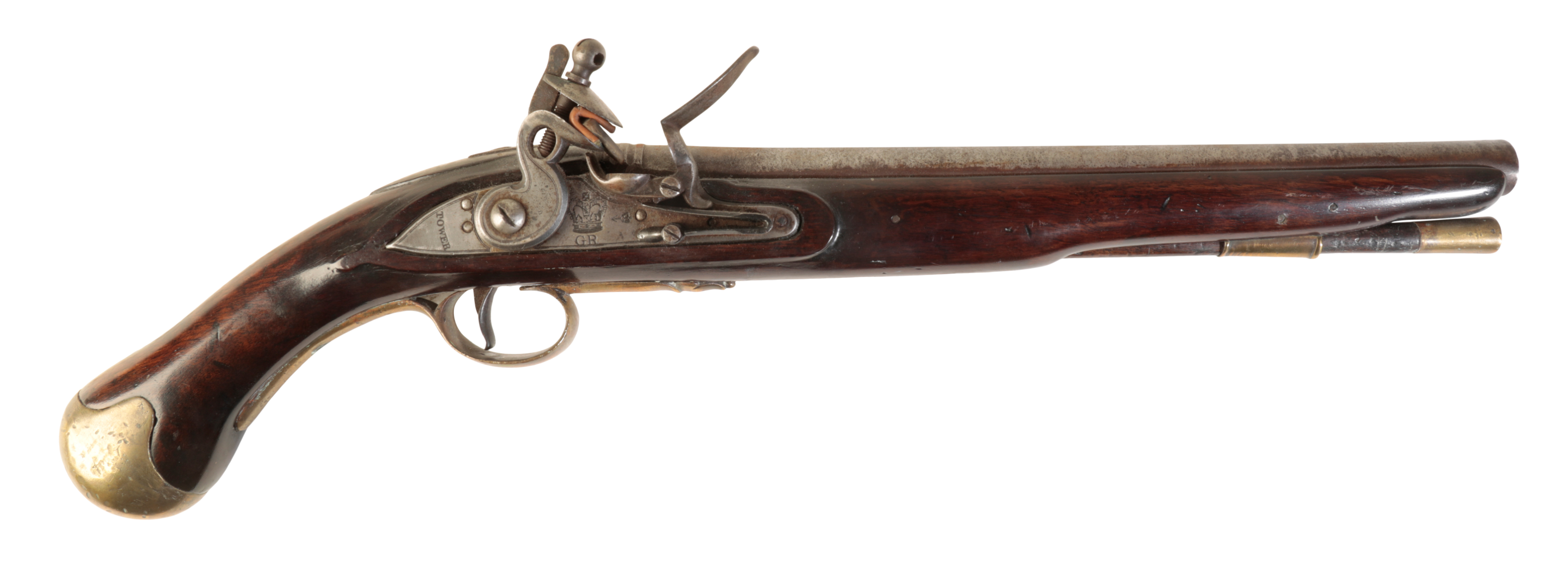 A TOWER FLINTLOCK SERVICE PISTOL with