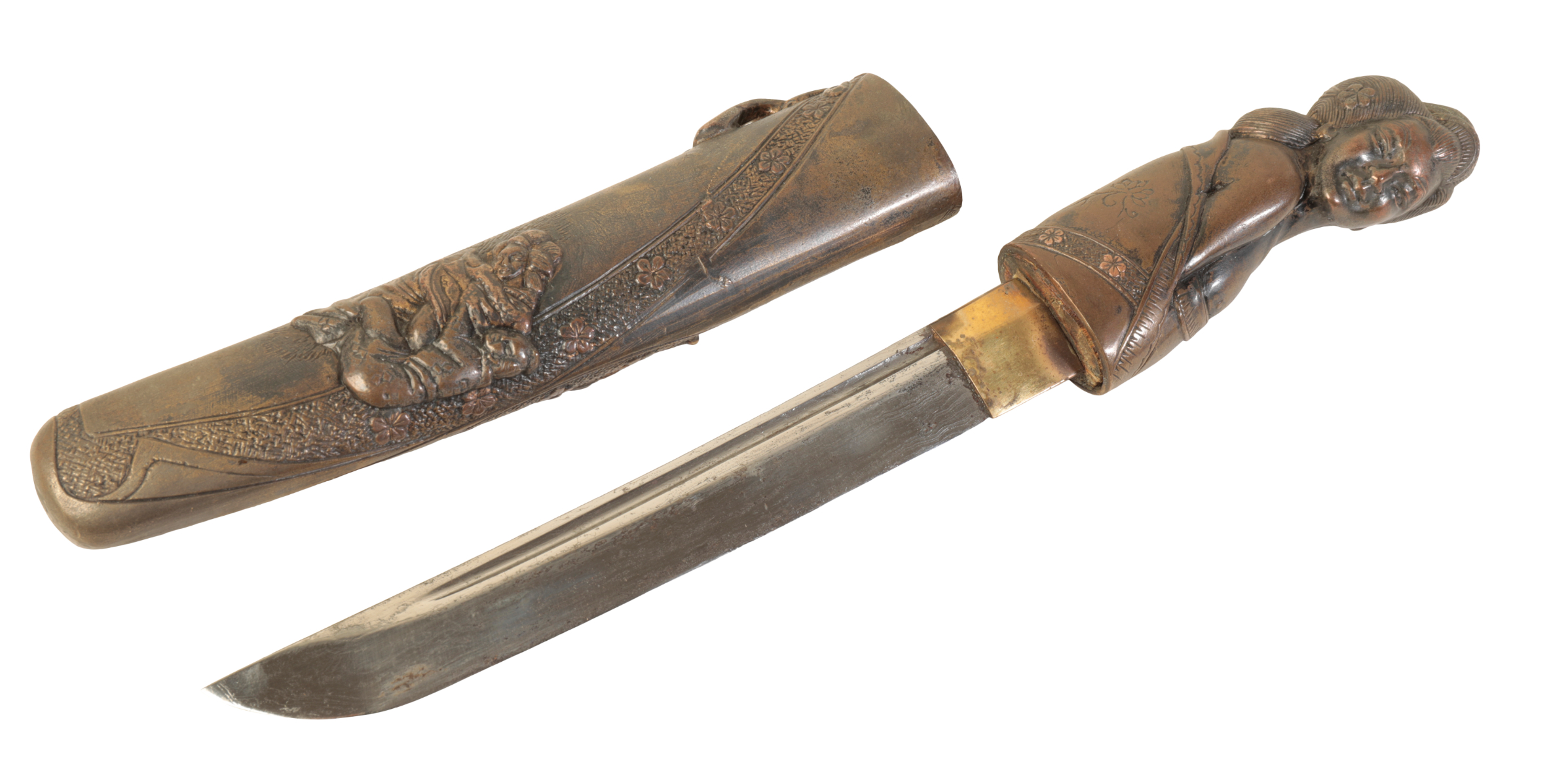 A JAPANESE TANTO DAGGER 19th century  3ade5a