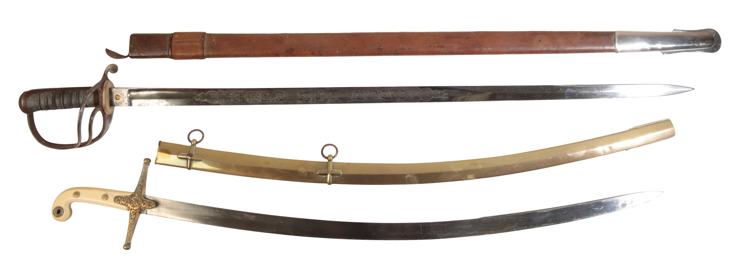 A CAVALRY OFFICERS SWORD by Henry