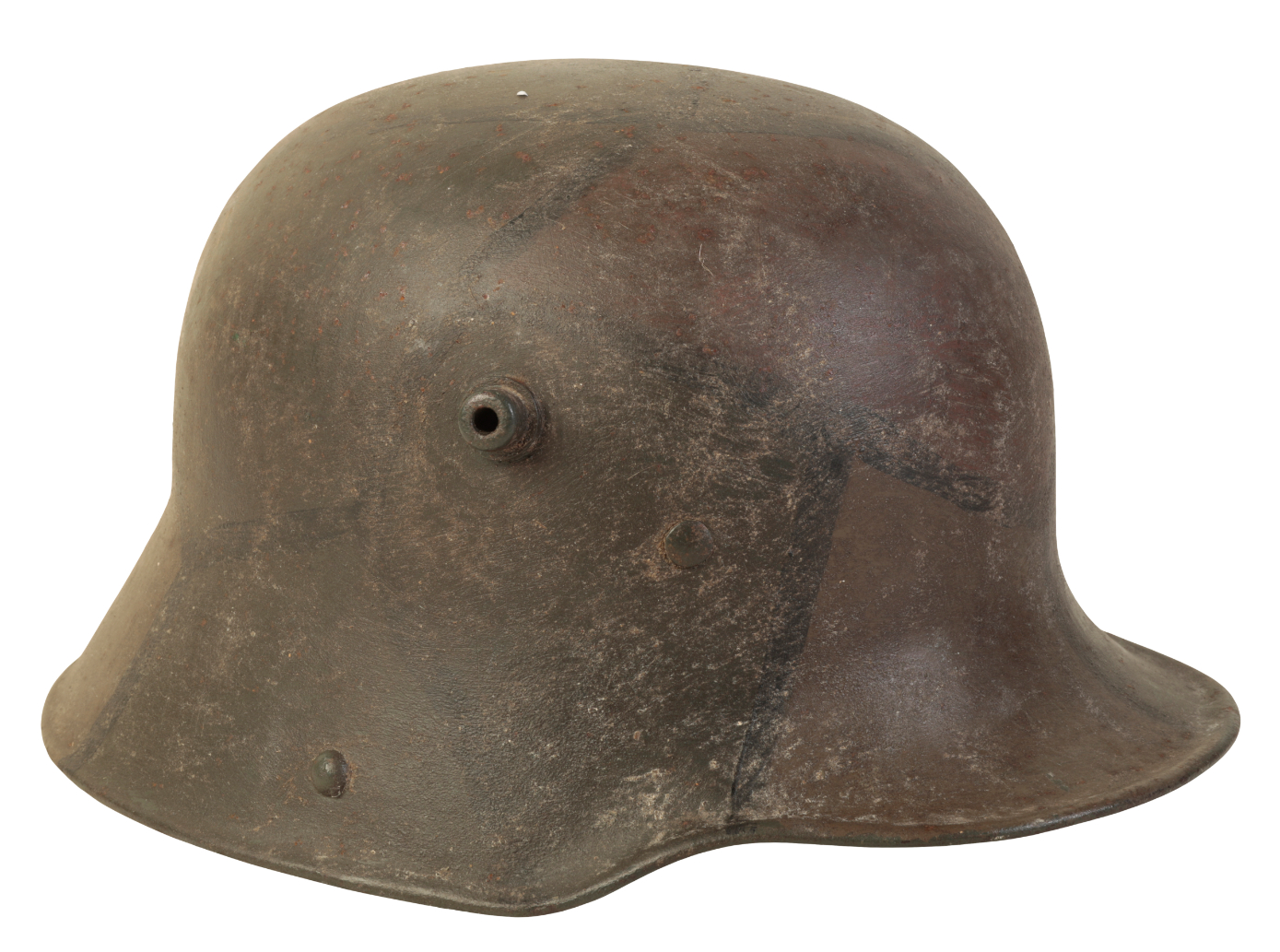 A WWI GERMAN CAMOUFLAGE HELMET 3adead