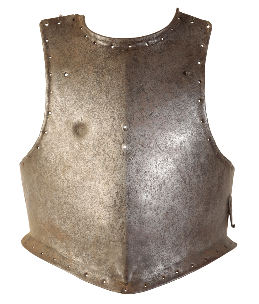 A 17TH CENTURY STYLE ARMOUR BREAST