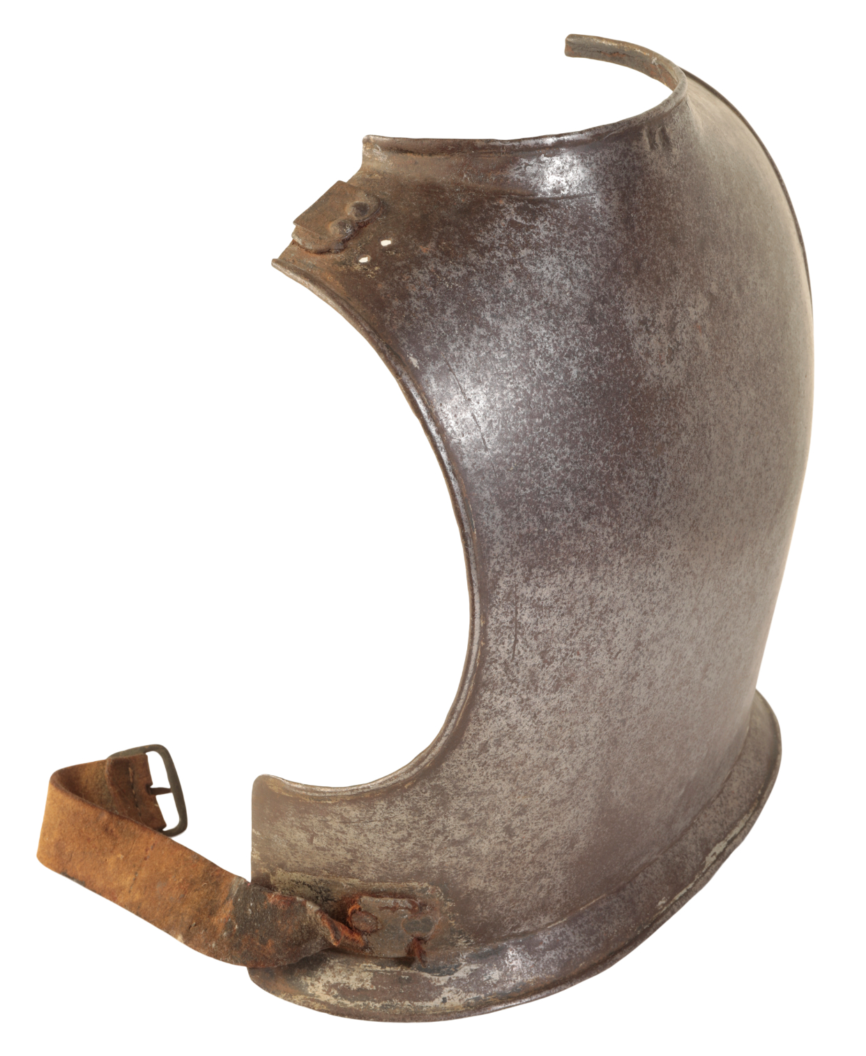 A 17TH CENTURY STYLE ARMOUR BACKPLATE