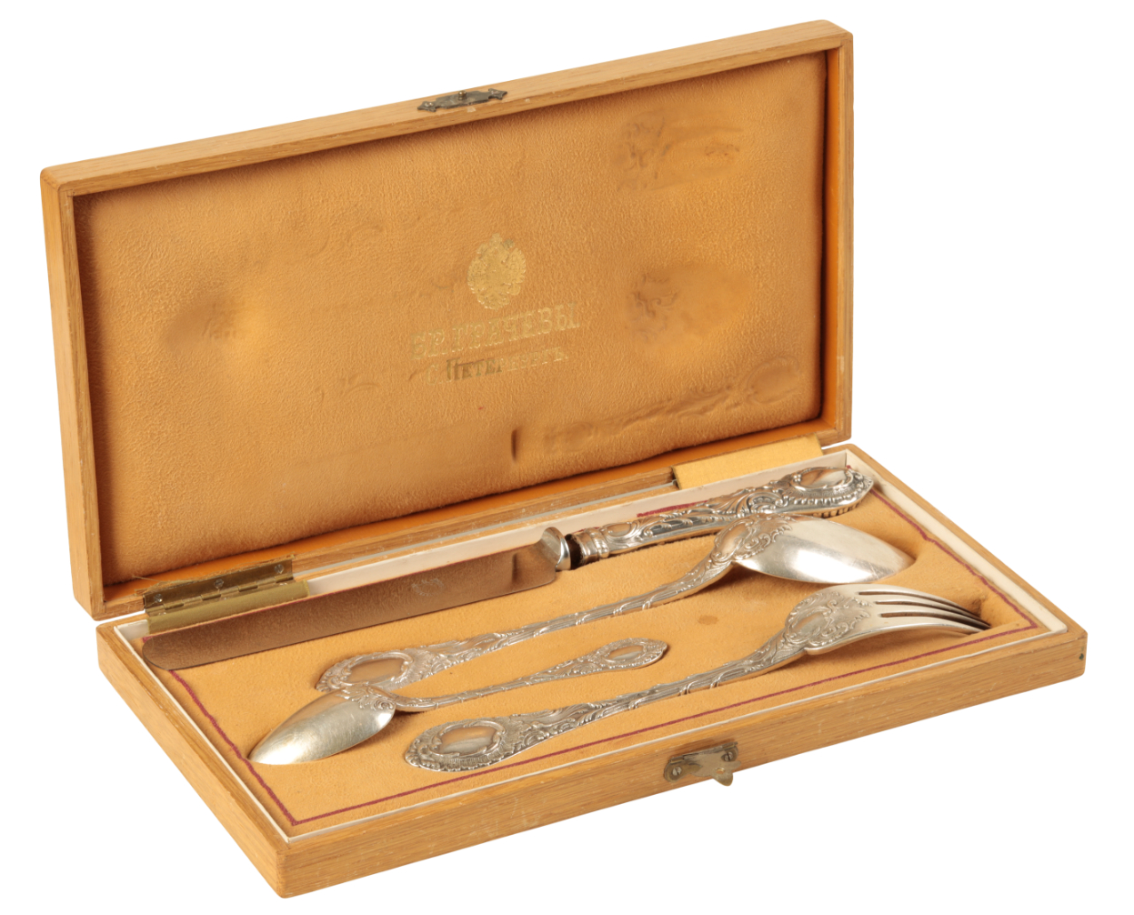A TRAVELLING CUTLERY SET BY GRACHEV