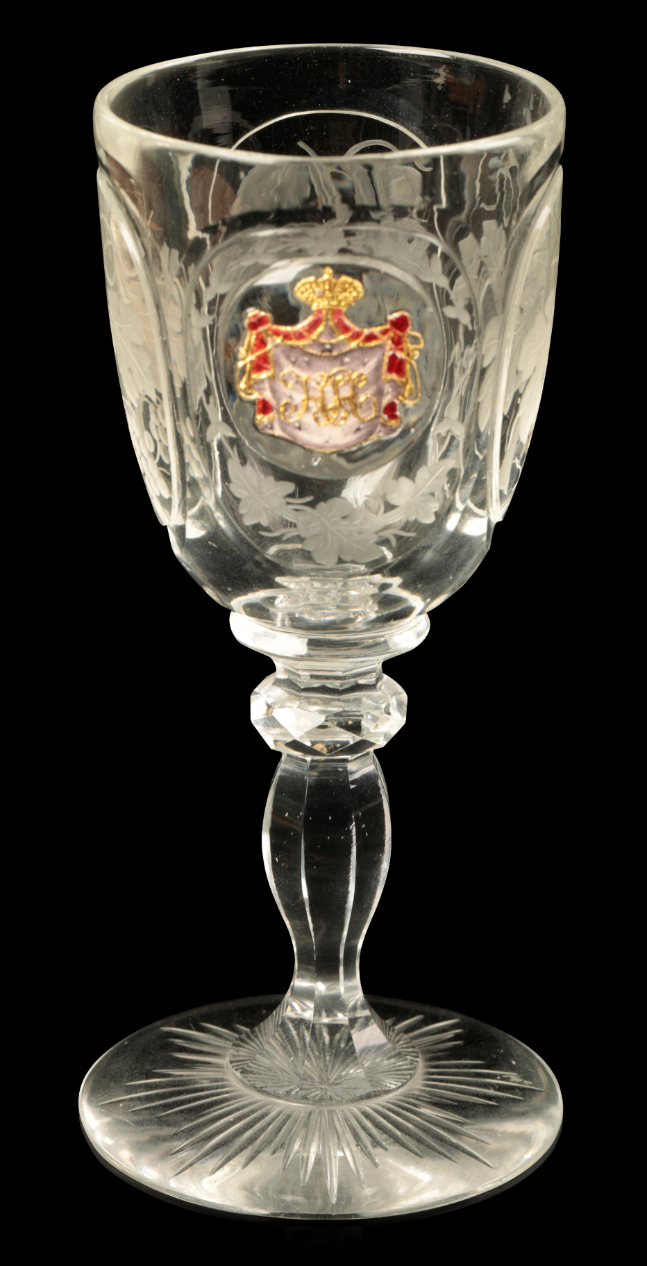 A RUSSIAN GLASS likely from the