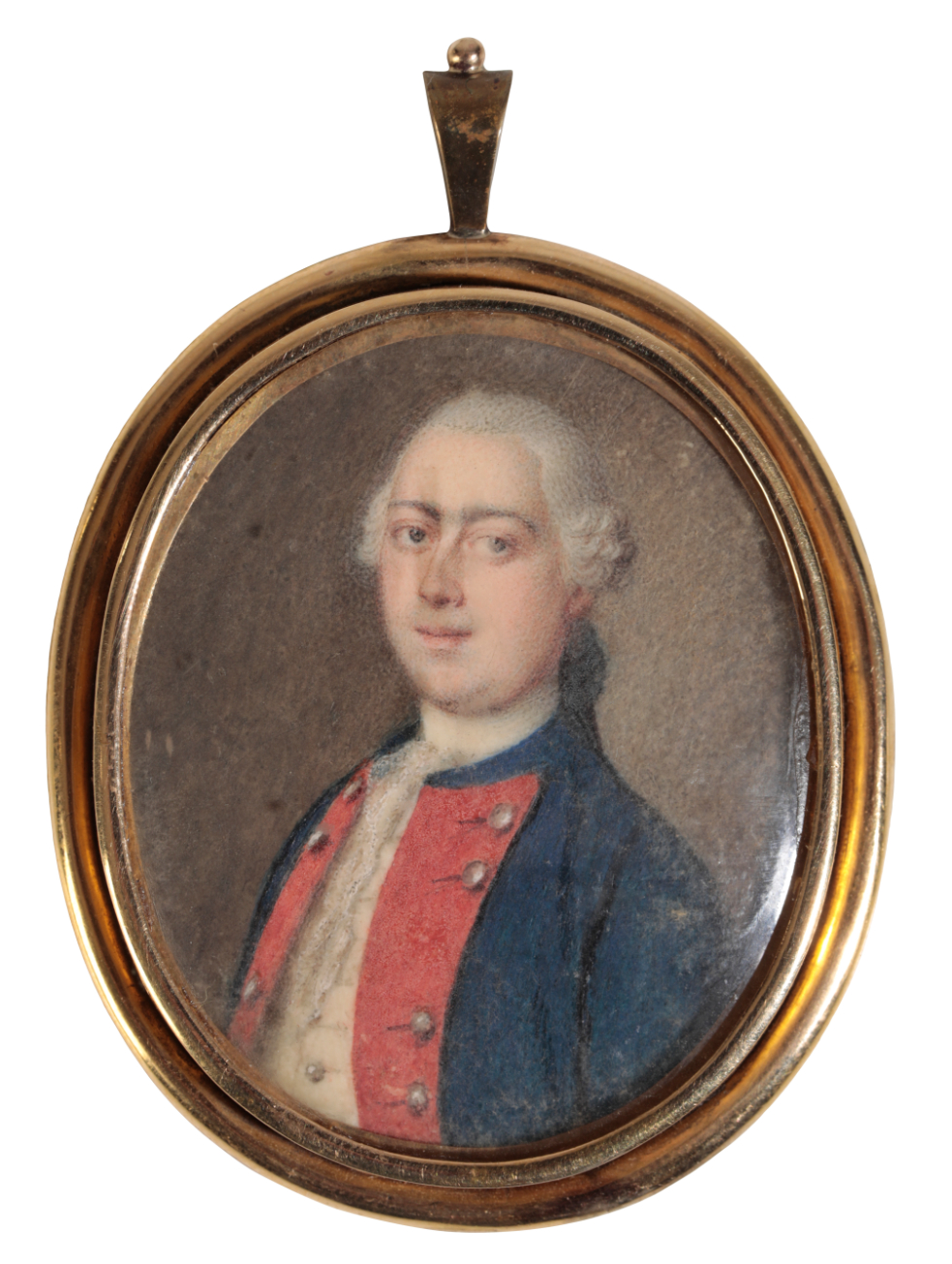 A GEORGE III PORTRAIT MINIATURE depicting