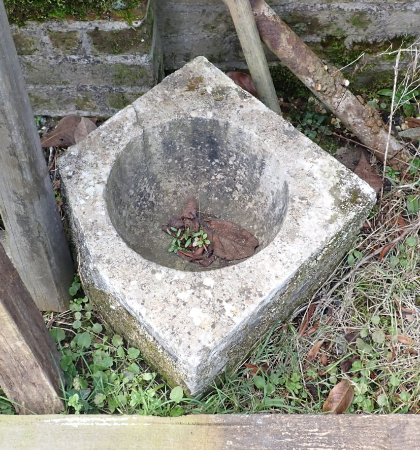 A STONE MORTAR probably 19th Century  3adfd5