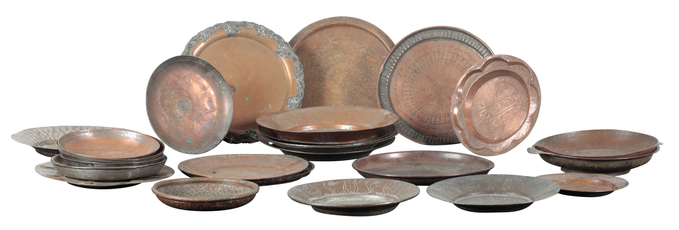 A LARGE COLLECTION OF EASTERN COPPER