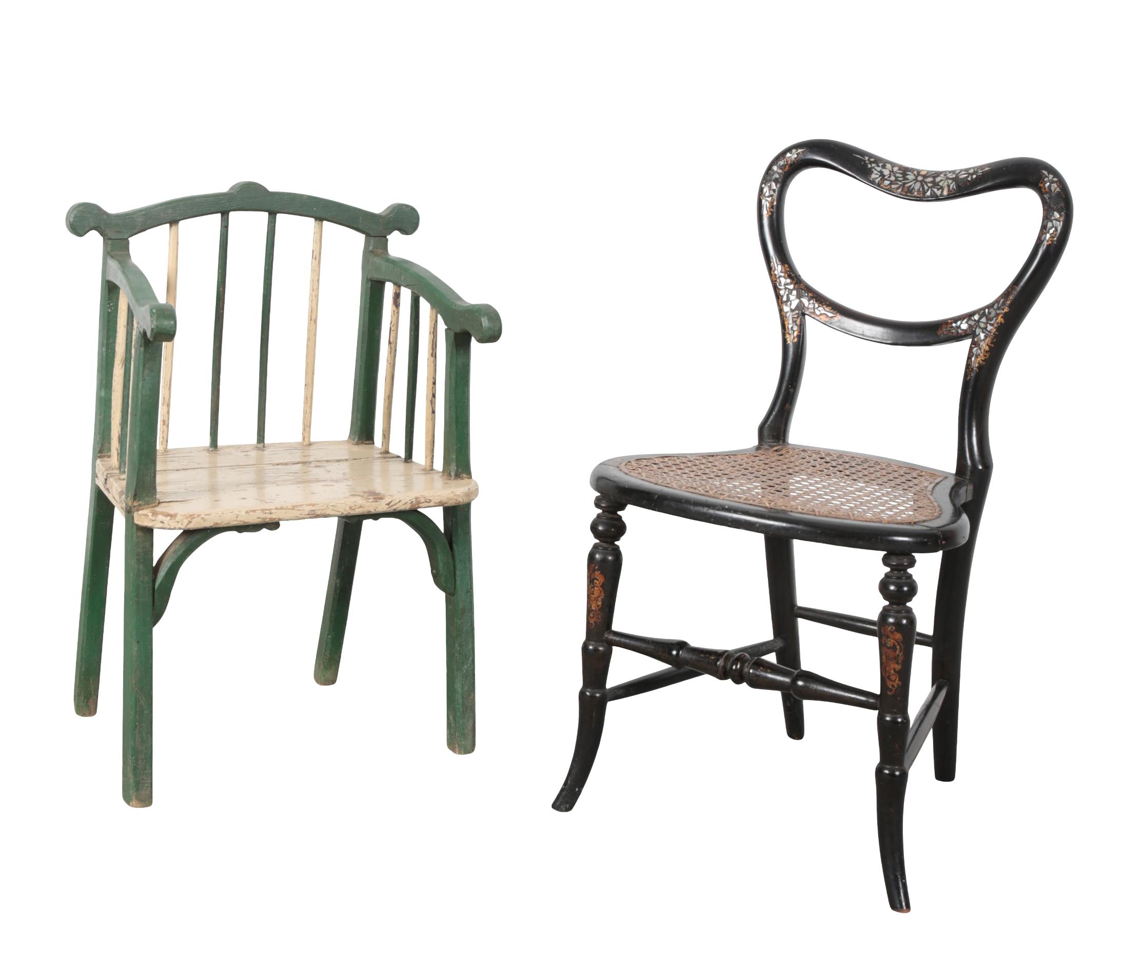 TWO CHILD'S CHAIRS including a