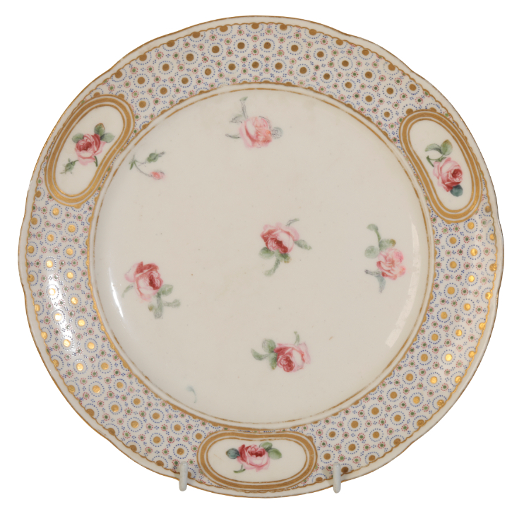 A SÈVRES FOND TAILLANDIER PLATE circa