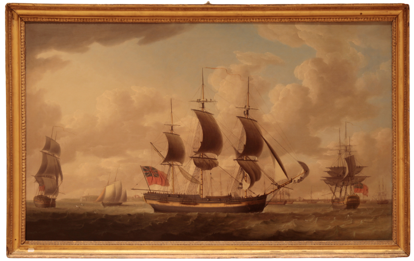 ROBERT DODD 1748 1816 A sailing 3ae1ec