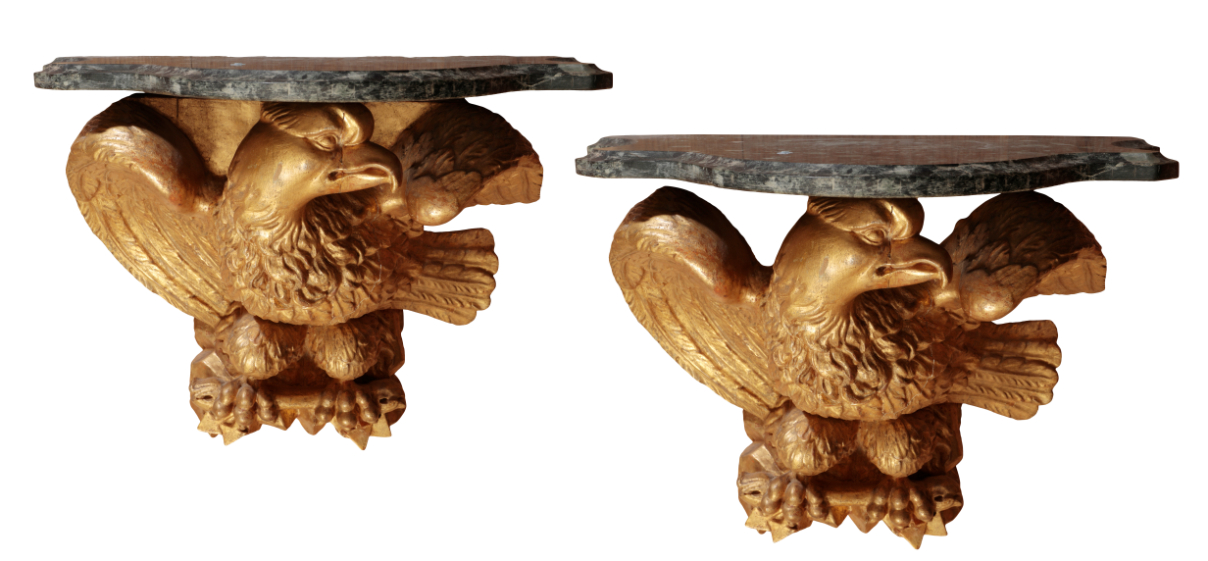 A PAIR OF NORTH ITALIAN CARVED 3ae210