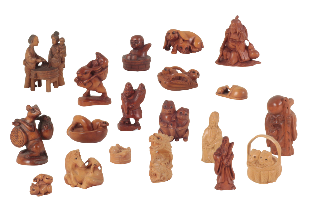A COLLECTION OF JAPANESE NETSUKE