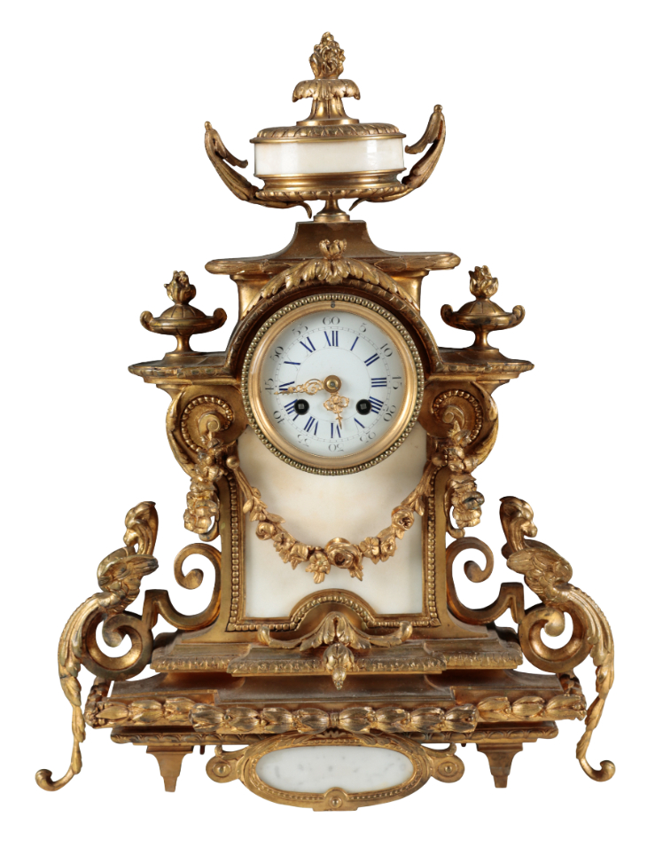 A 19TH CENTURY FRENCH ORMOLU AND