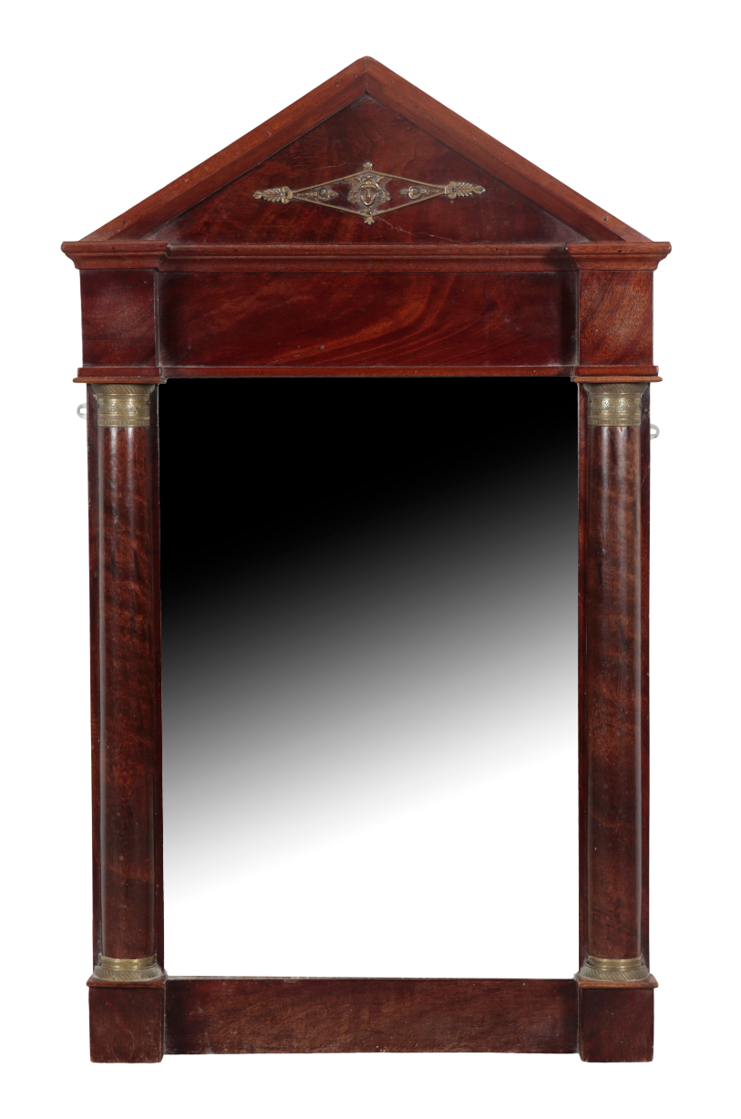 AN EMPIRE STYLE MAHOGANY AND GILT