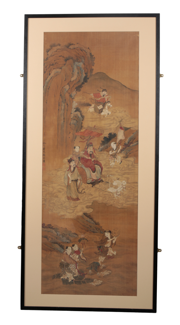 A CHINESE SCROLL PAINTING Ming Qing  3ae356