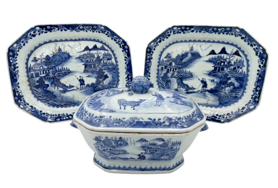 A CHINESE EXPORT BLUE AND WHITE 3ae35c