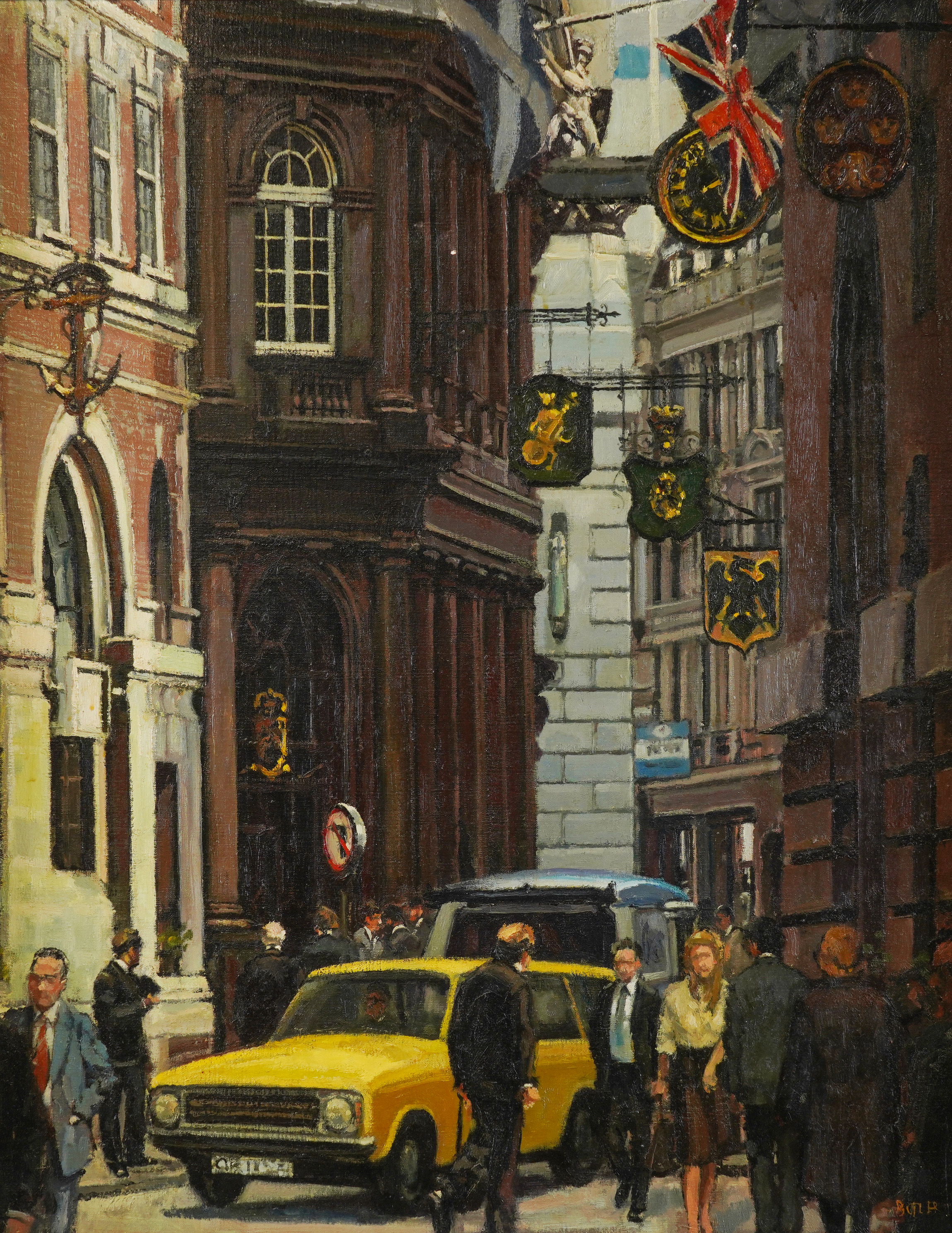 *** BUTLER (20TH CENTURY) A London street