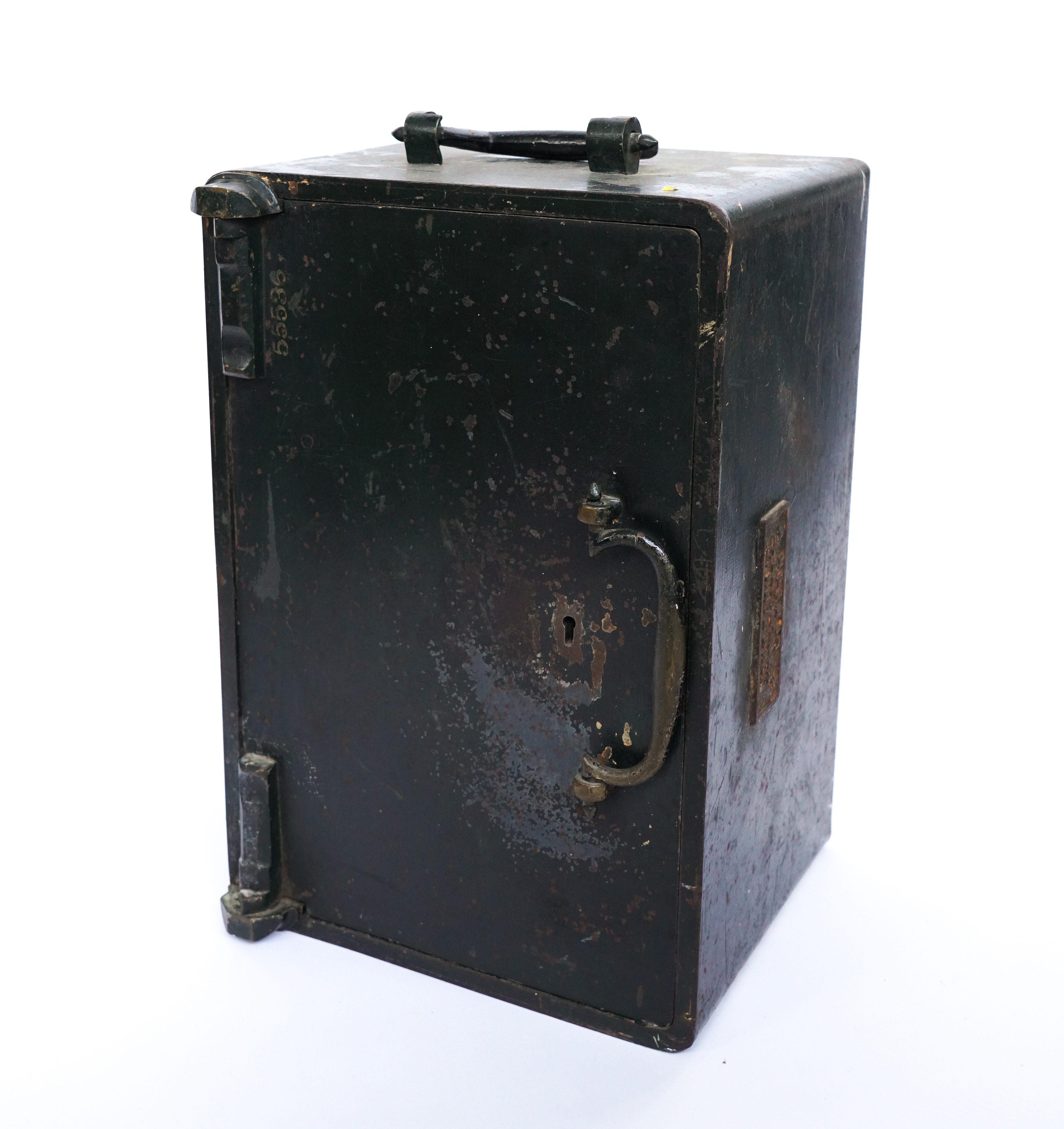 JOHN TANN LTD: A CAST IRON FLOOR SAFE