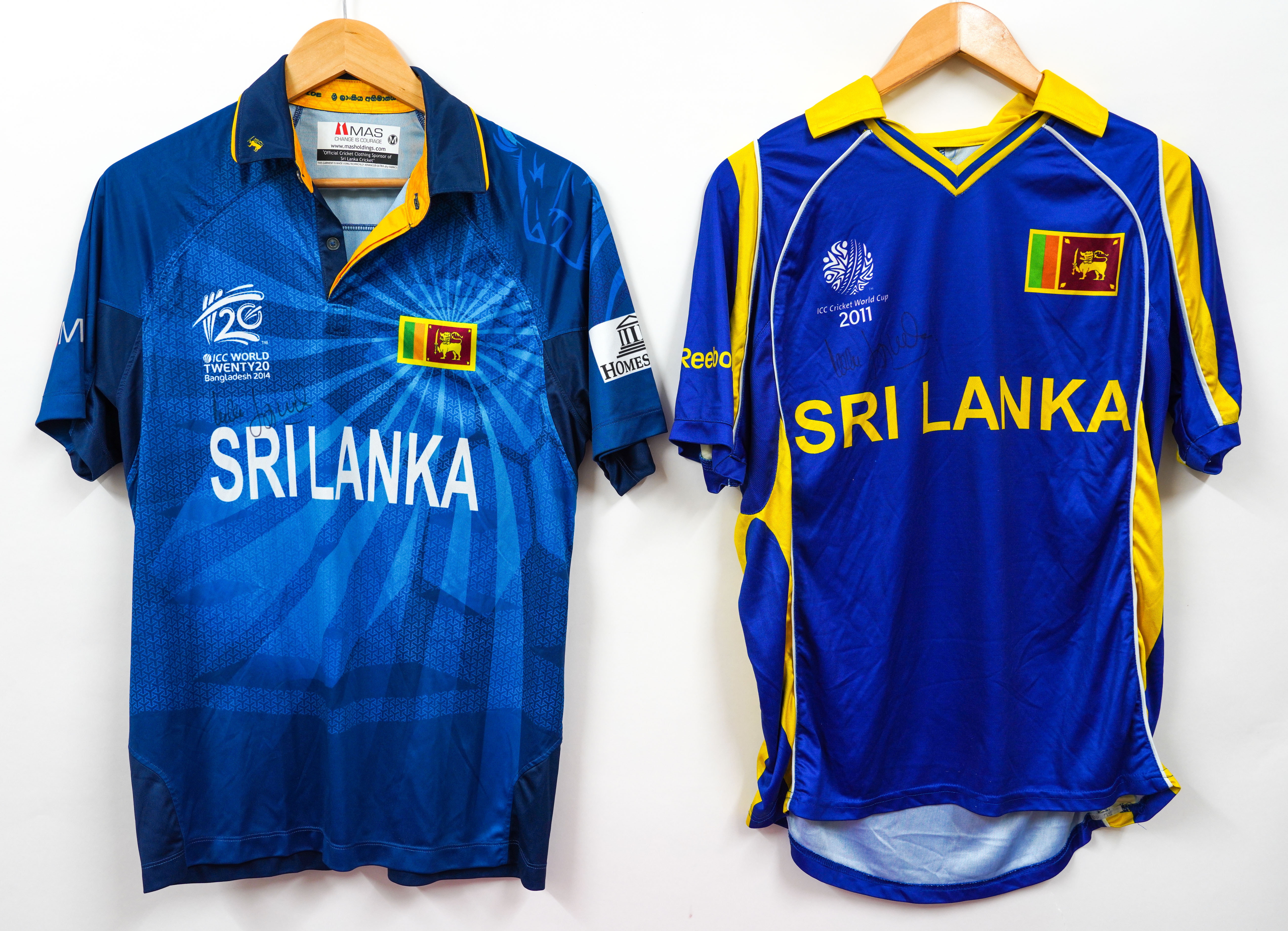 MAHELA JAYAWARDENE: TWO SIGNED