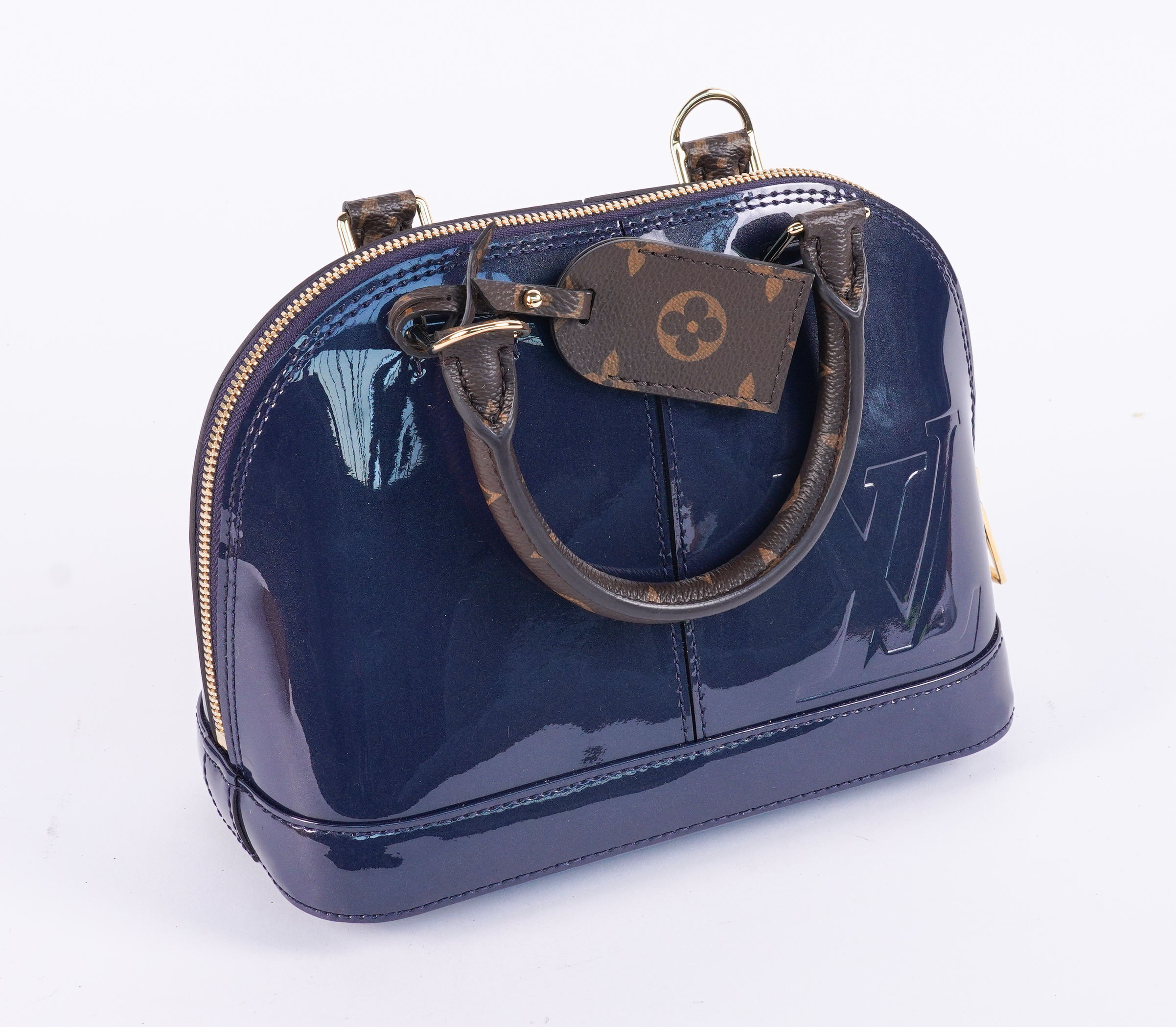 LOUIS VUITTON BLUE VERNIS LISSE 3ae499