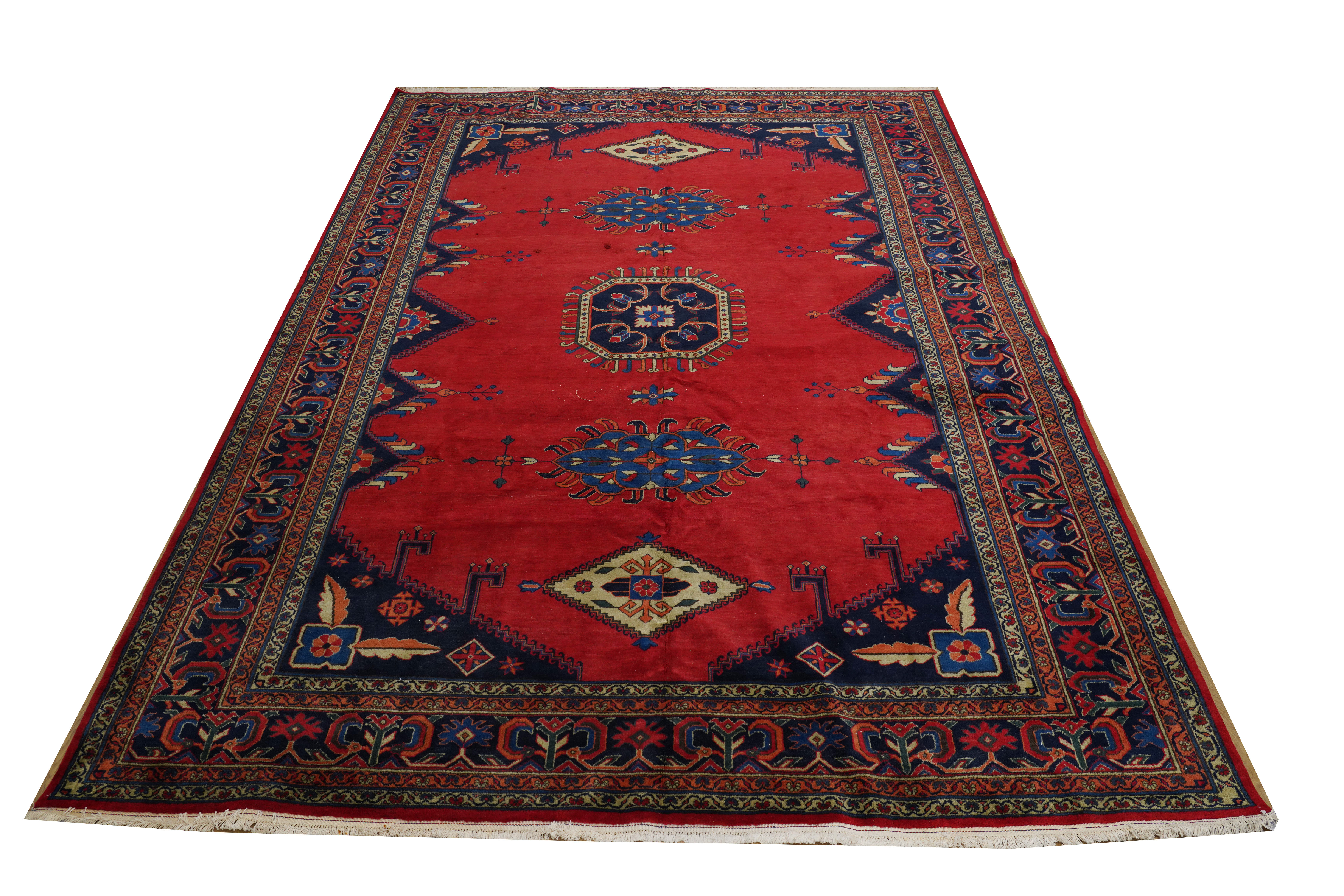 A MAHAL CARPET, PERSIAN The plain