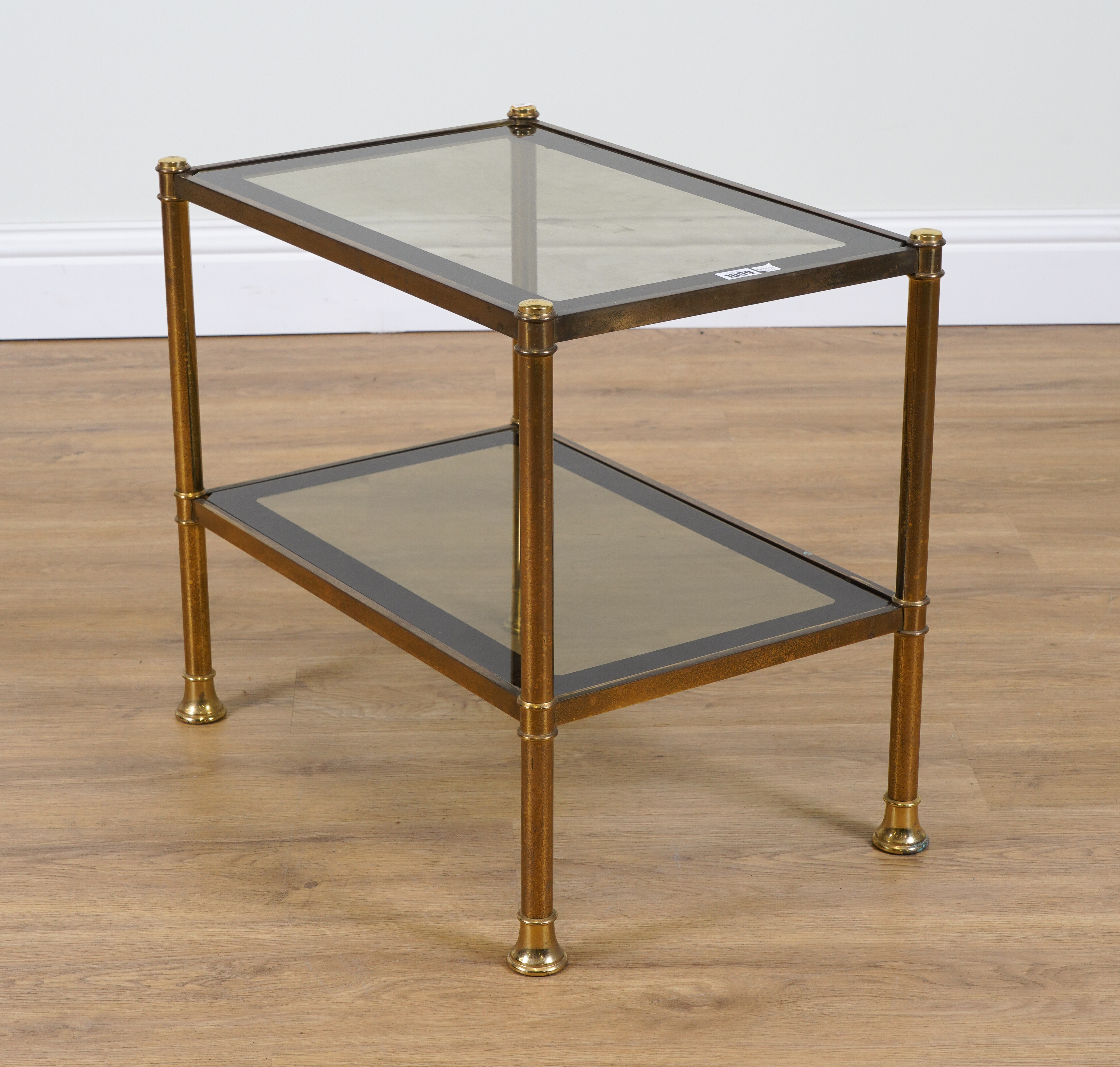 A 20TH CENTURY LACQUERED BRASS
