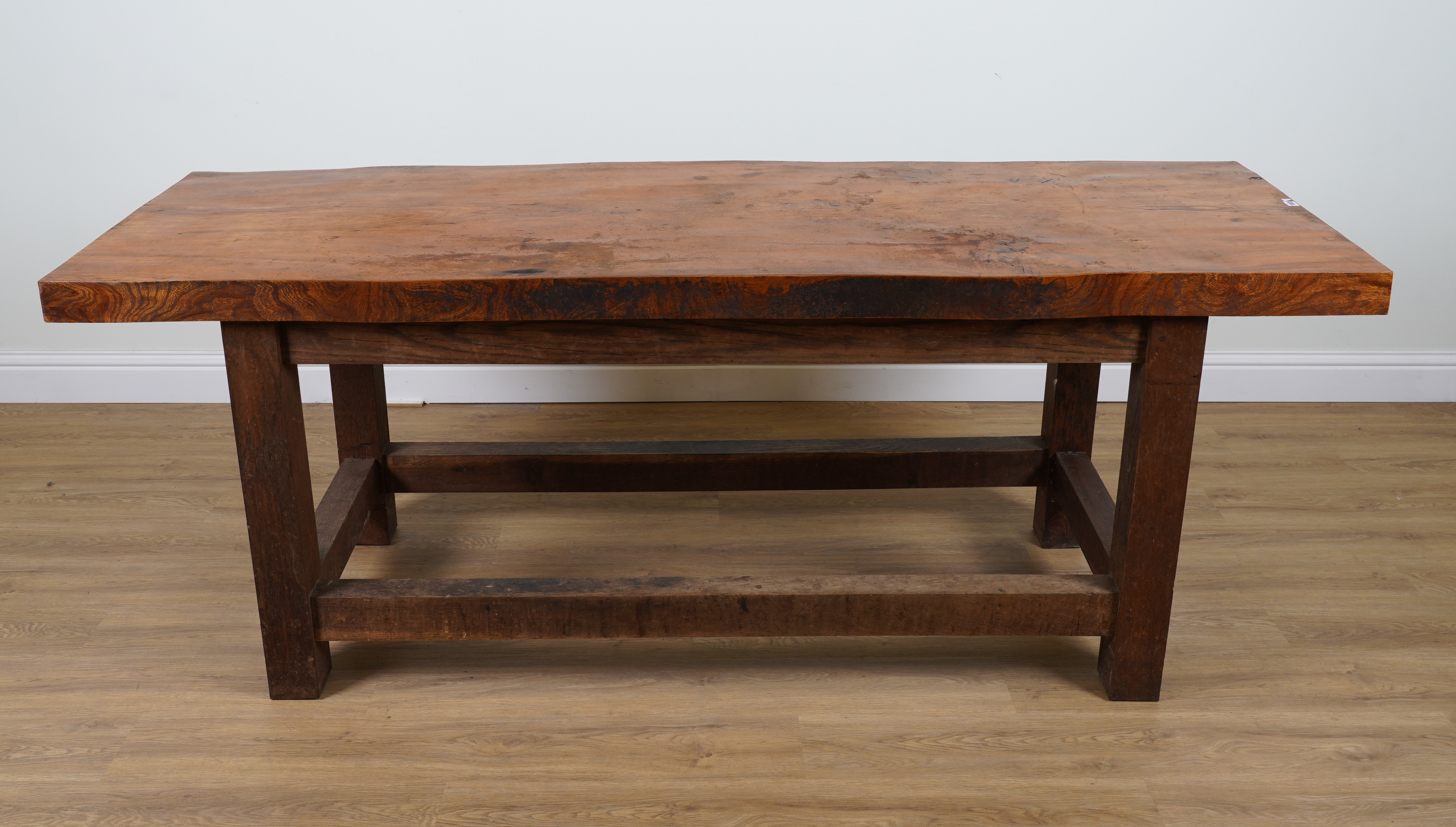 AN ELM AND OAK REFECTORY TABLE 3ae576