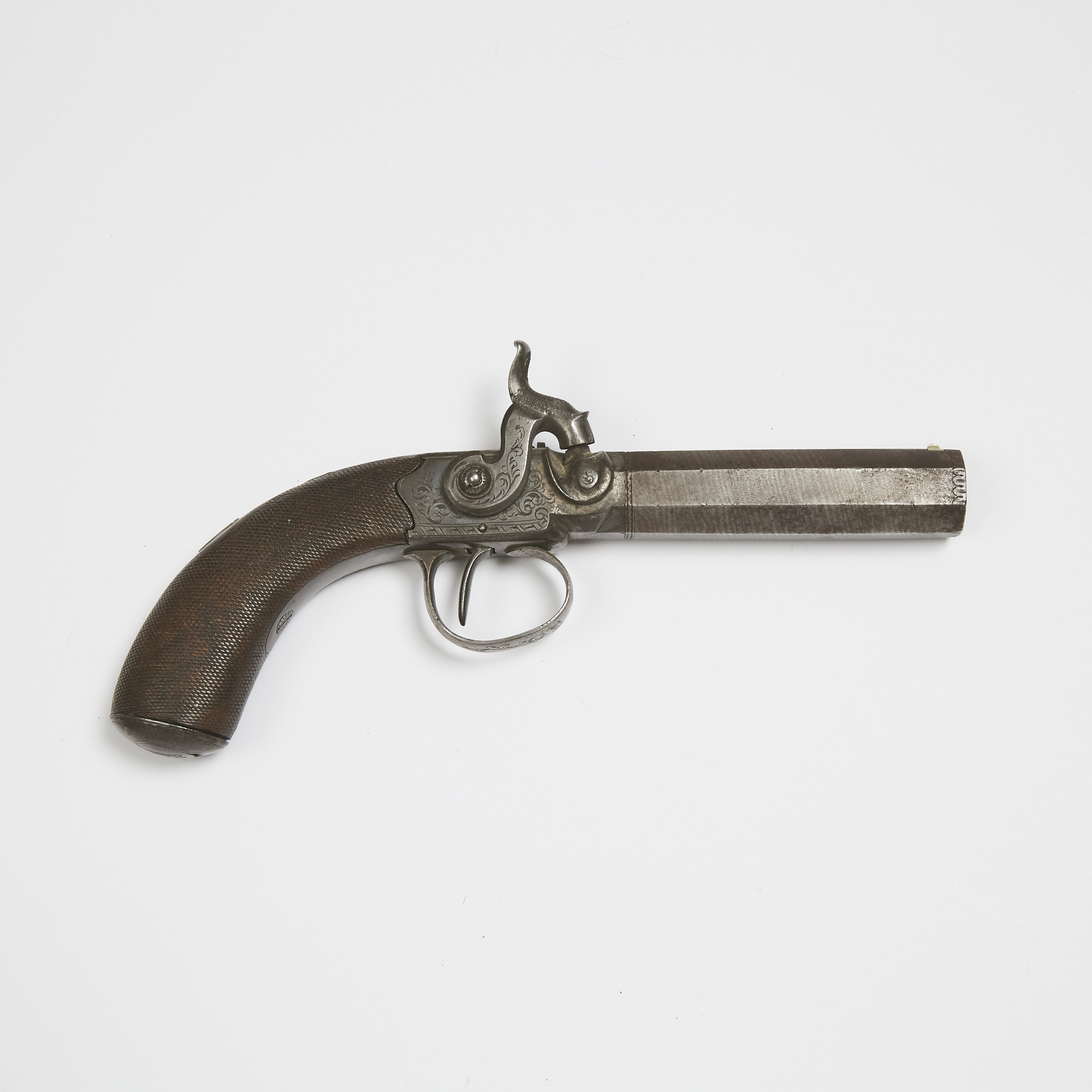 British Percussion Cap Pistol, Isaac