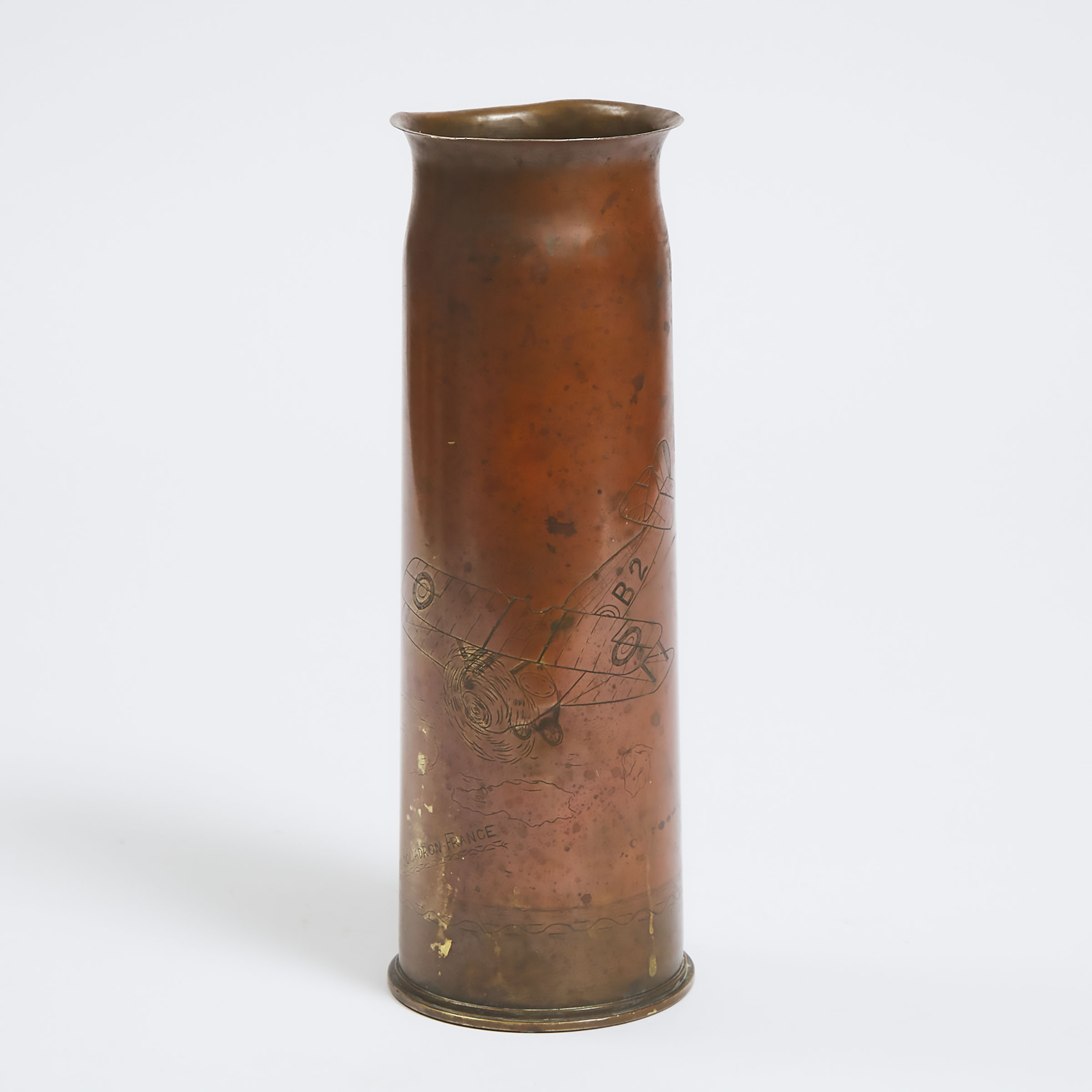 WWI Propaganda Trench Art Decorated