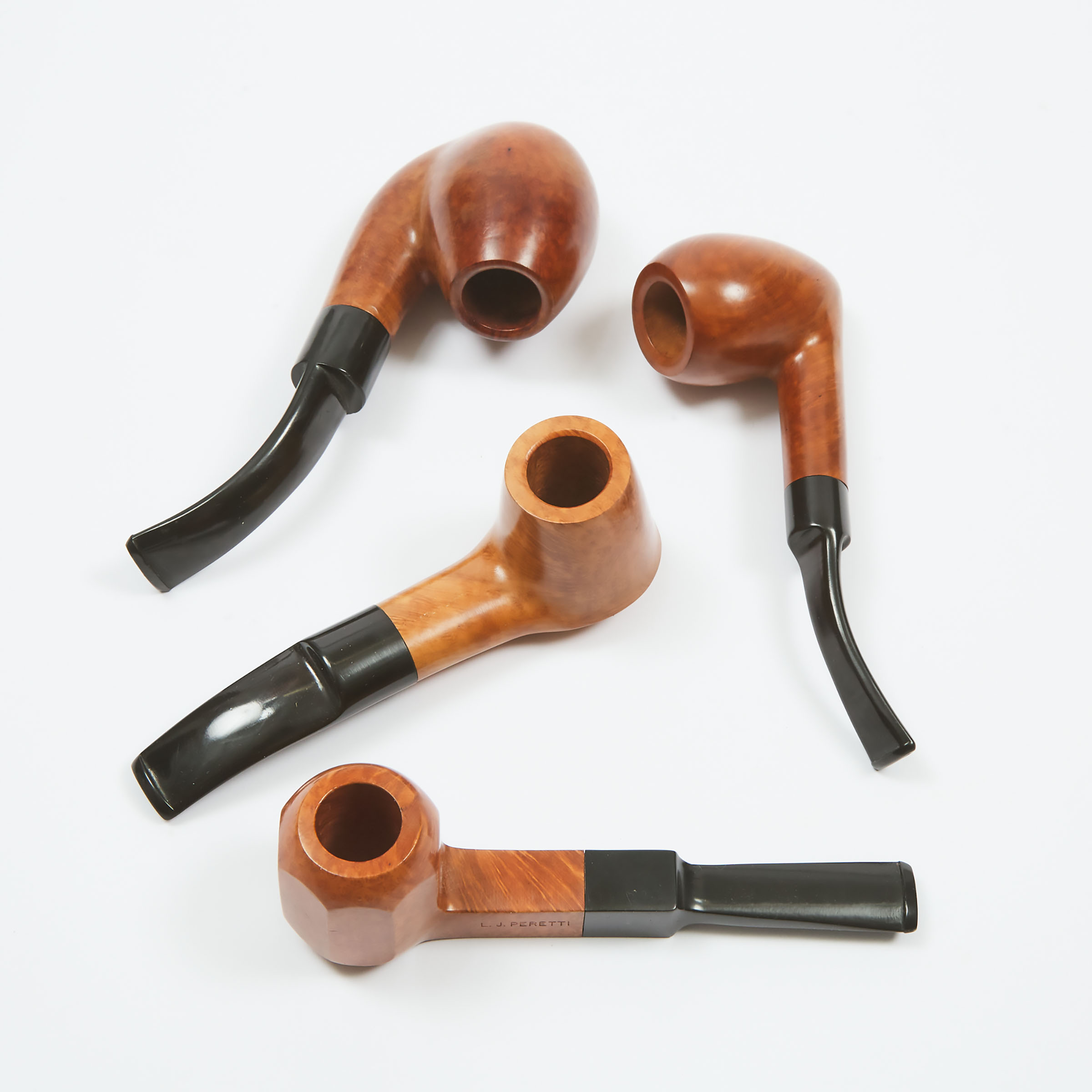 Four Tobacco Pipes L J Peretti 3abf50