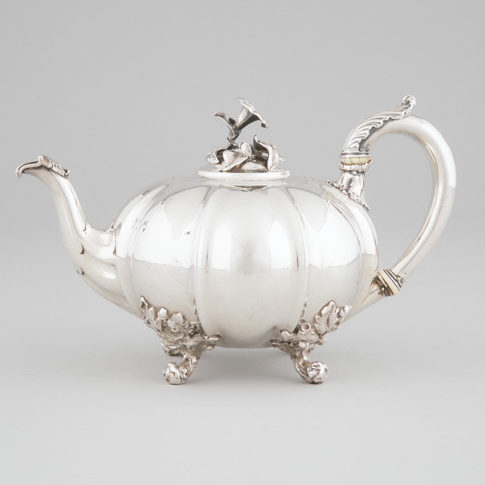 William IV Silver Teapot, Paul