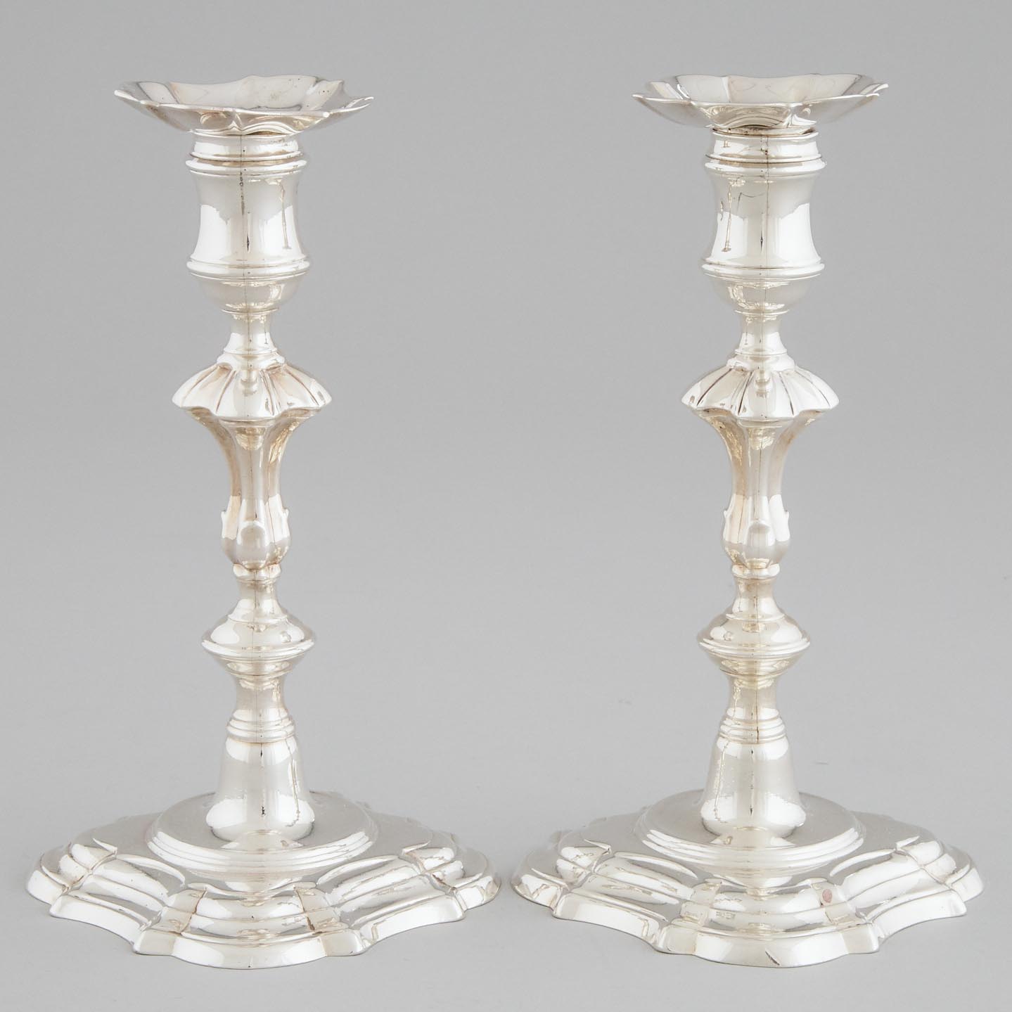 Pair of George III Silver Table