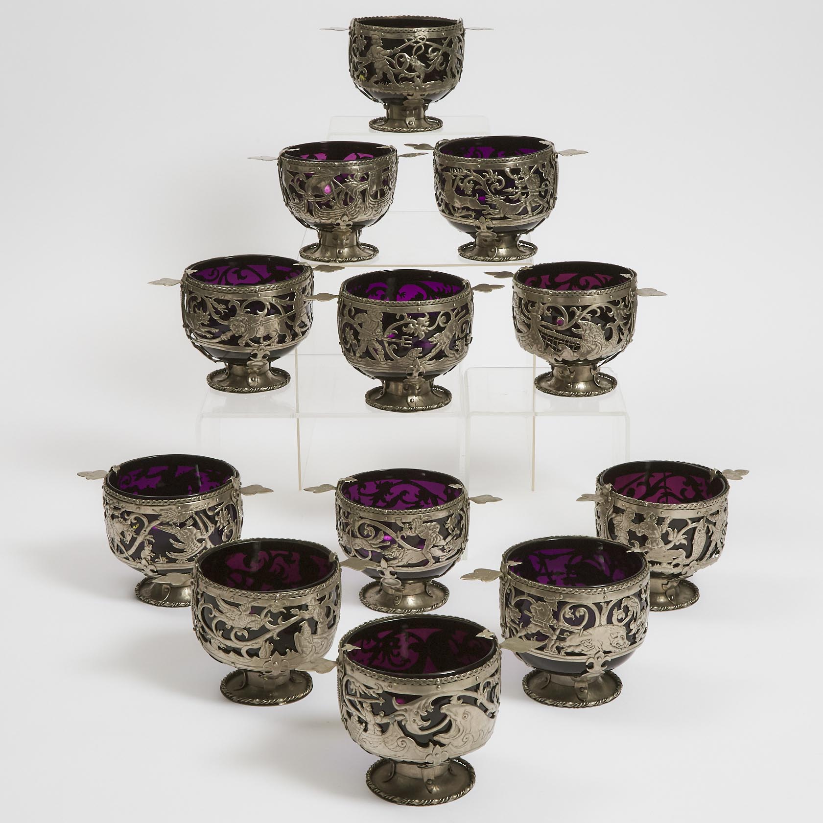 Set of 12 Finger Bowls Designed by Sigismund