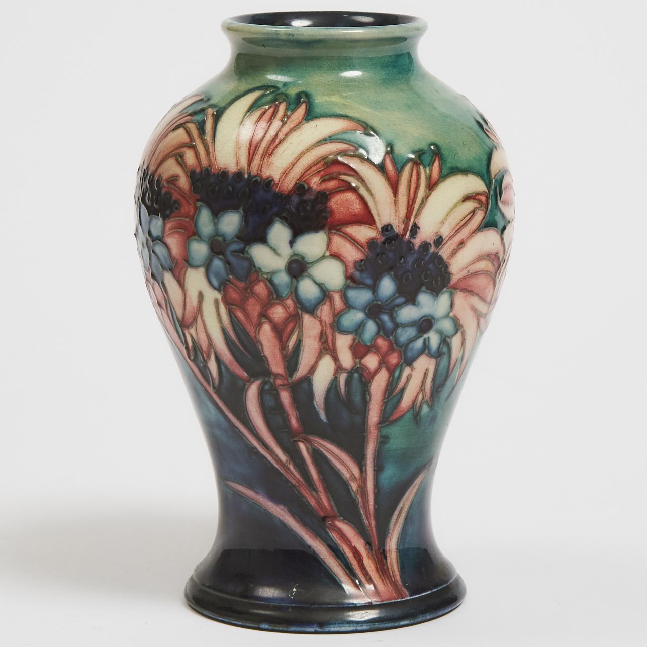 Moorcroft Cornflower Vase c 1928 30 3ac05a