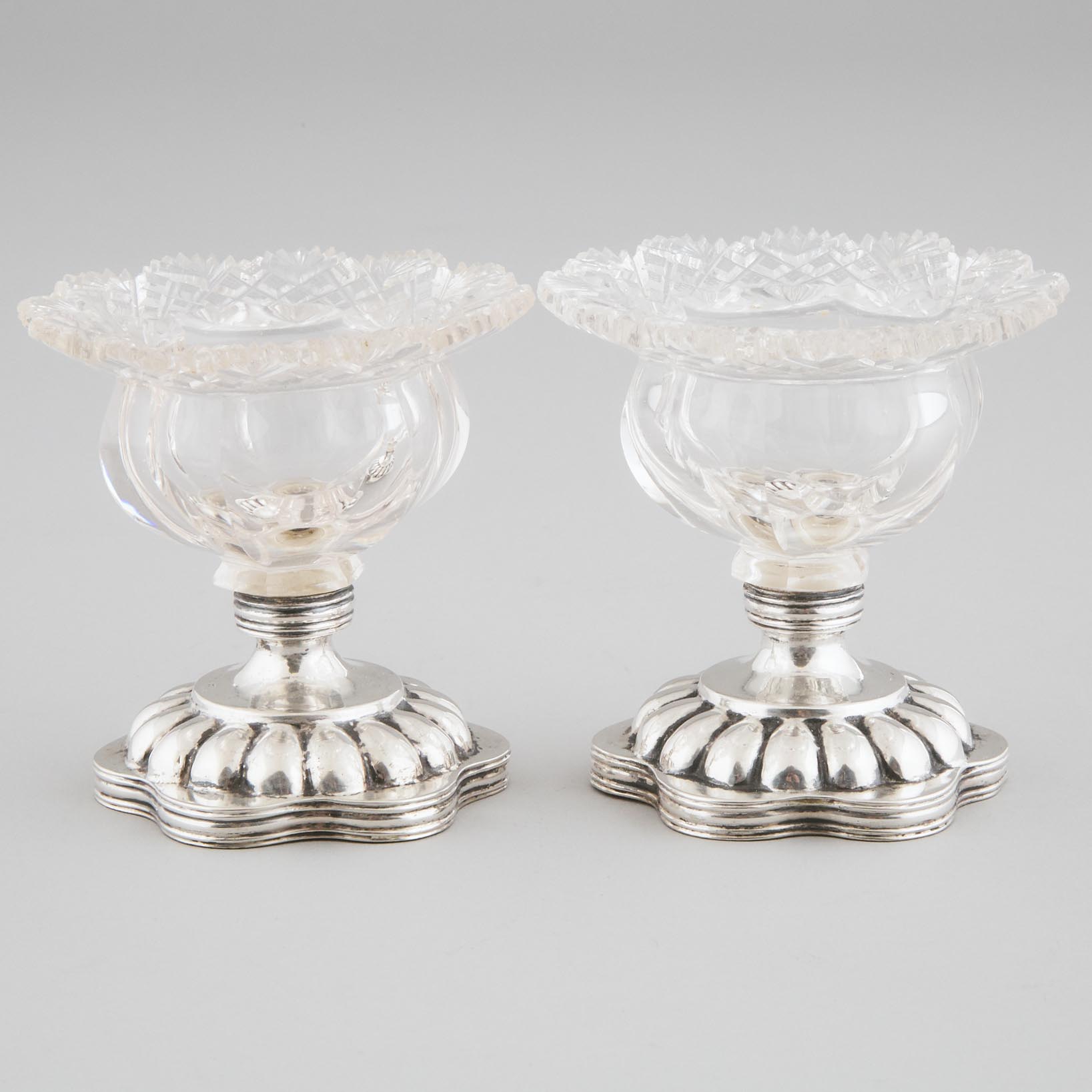 Pair of Dutch Silver Mounted Cut 3ac0dd