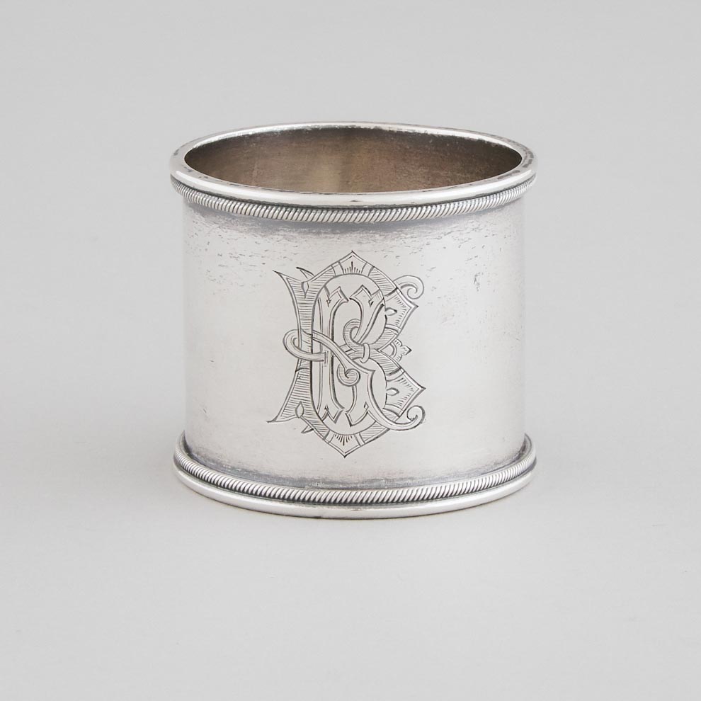 Russian Silver Napkin Ring, Otto