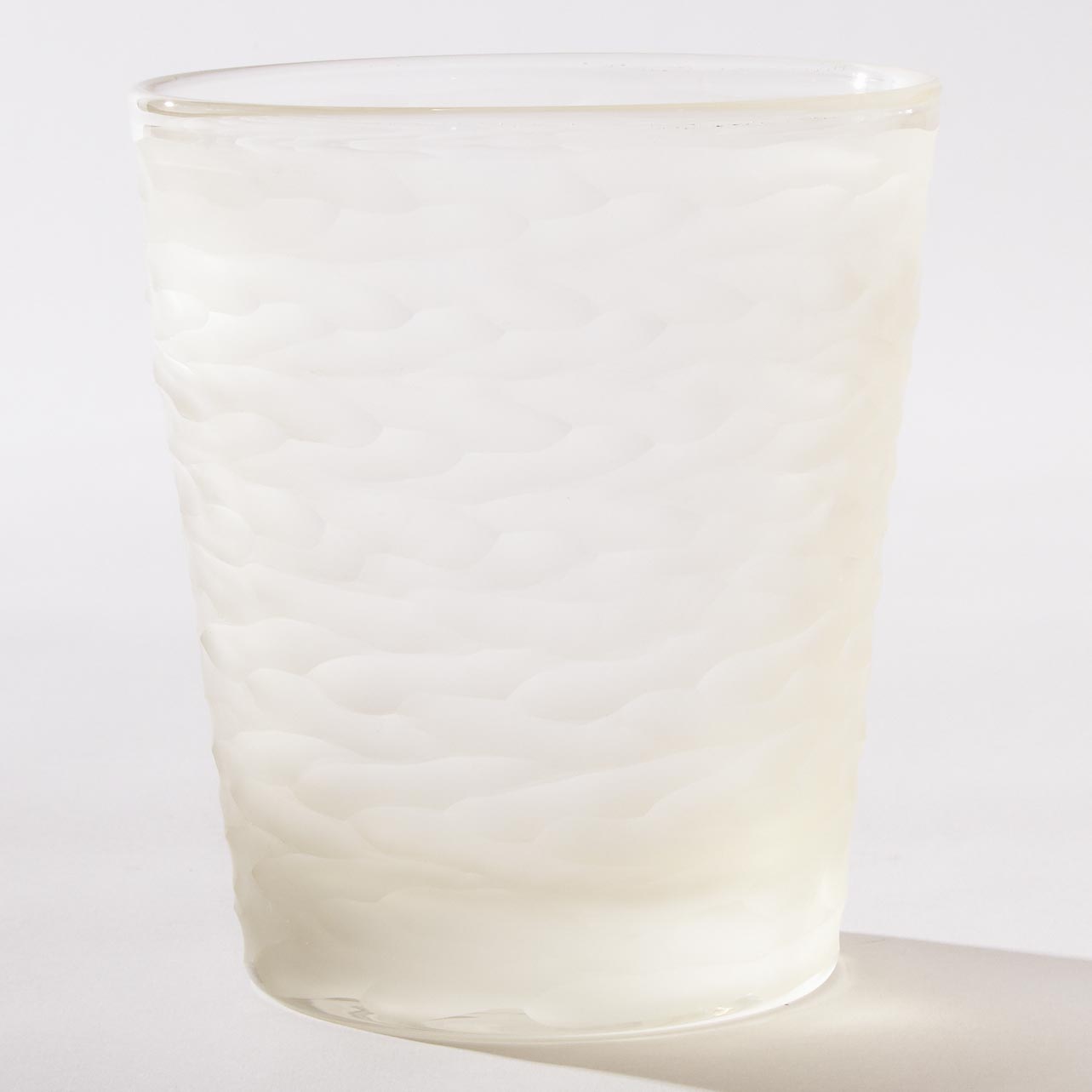 Murano Style Battuto Glass Vase  3ac120