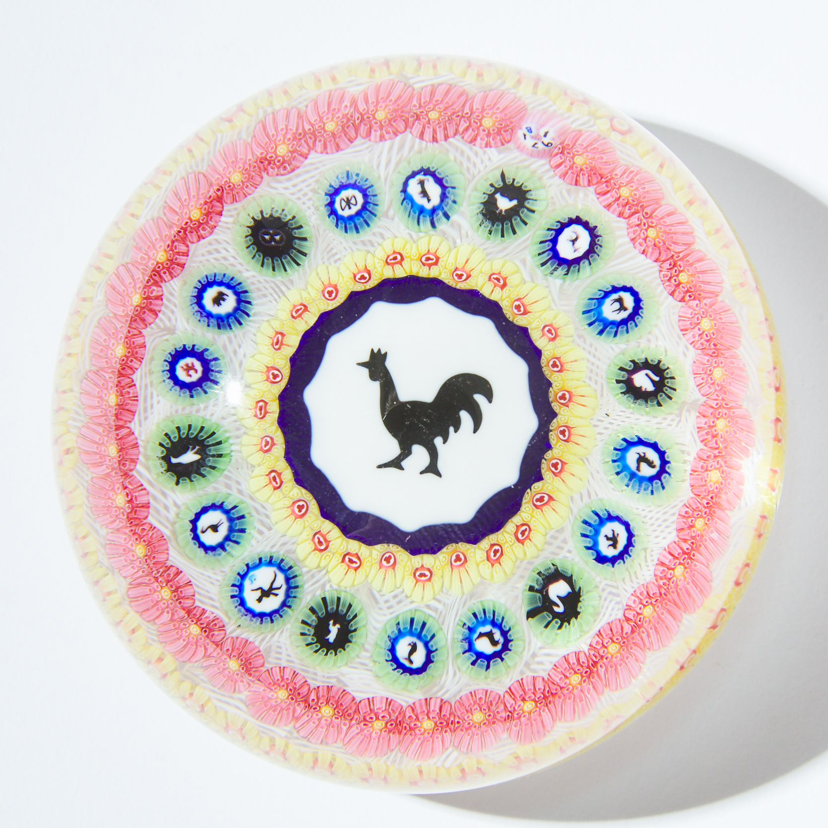 Baccarat Millefiori Rooster Gridel 3ac143