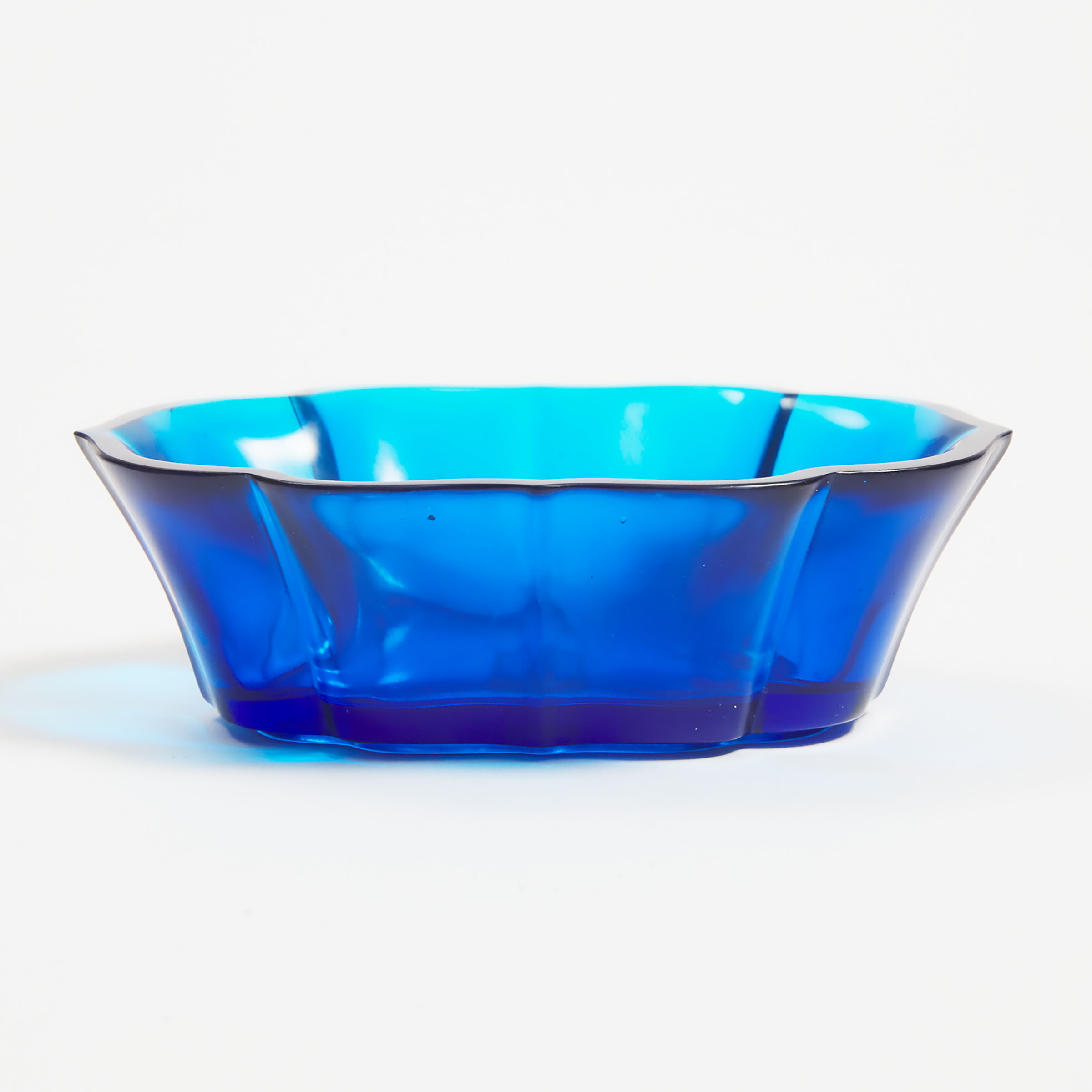 A Blue Glass Brush Washer, Qianlong