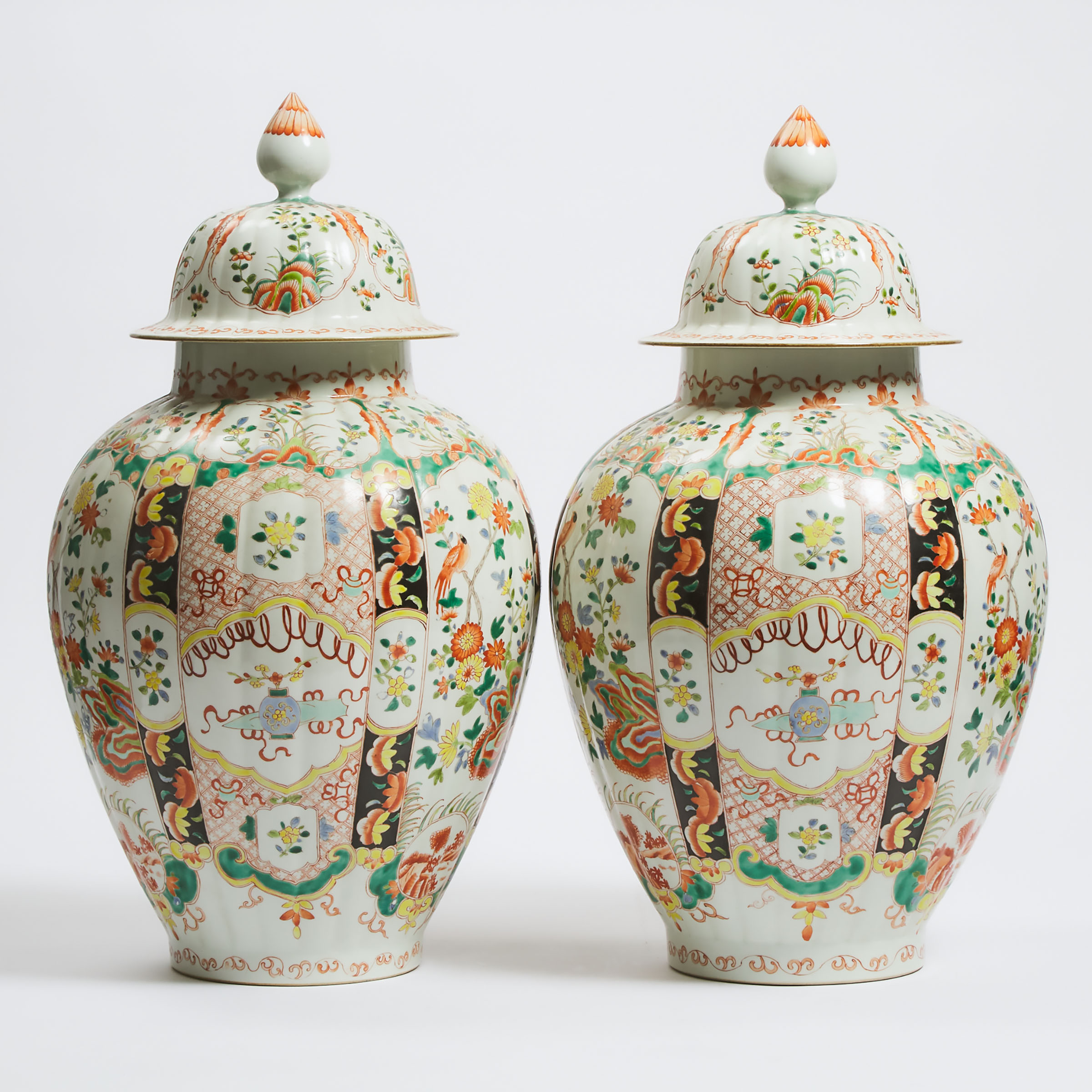 A Pair of Chinese Kangxi-Style