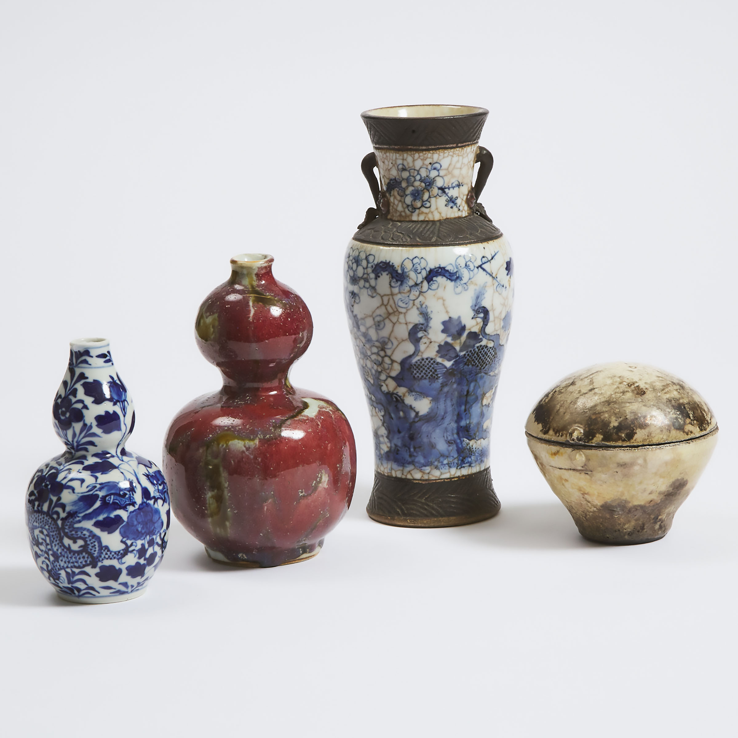 A Group of Four Chinese Ceramic