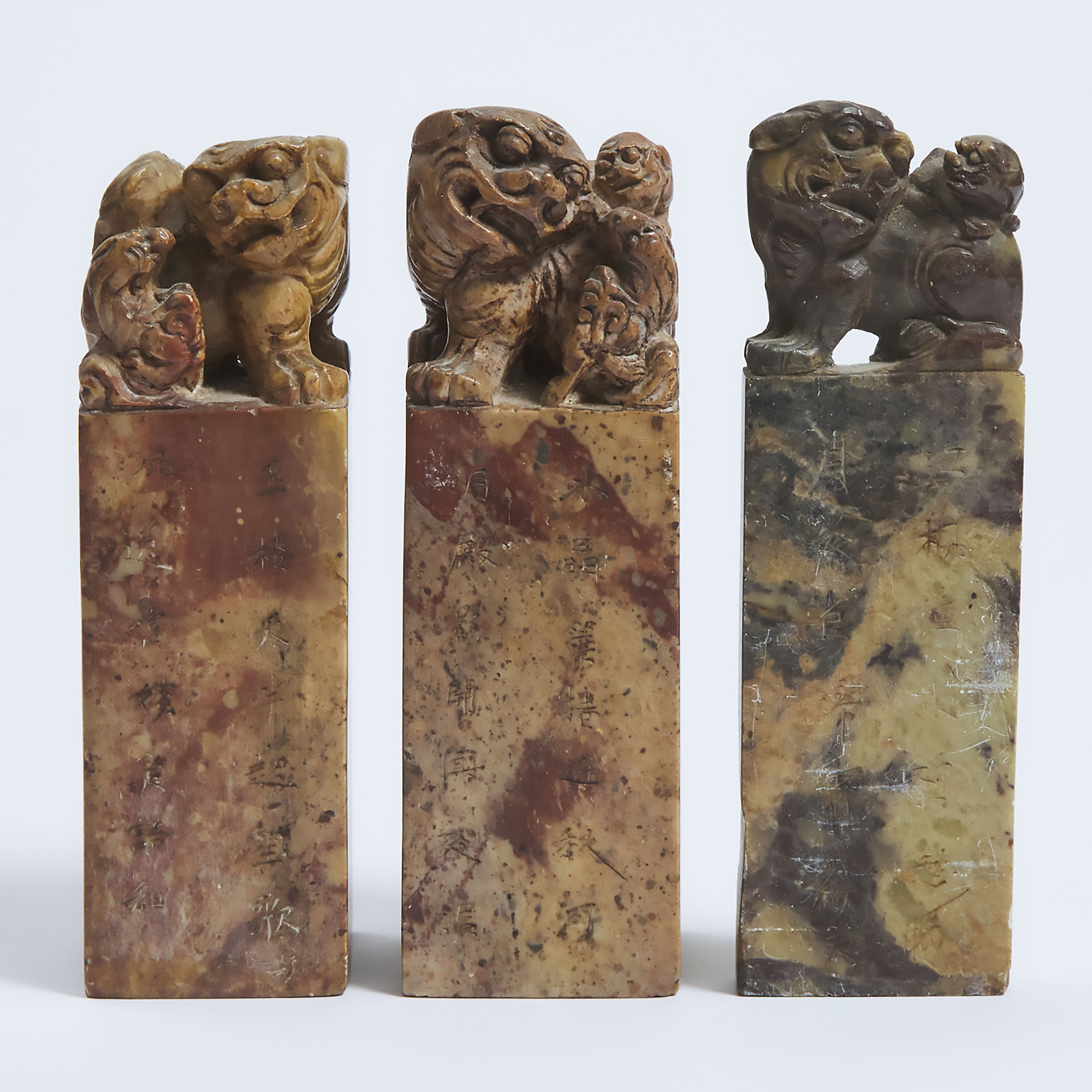 A Group of Three Chinese Carved 3ac27b