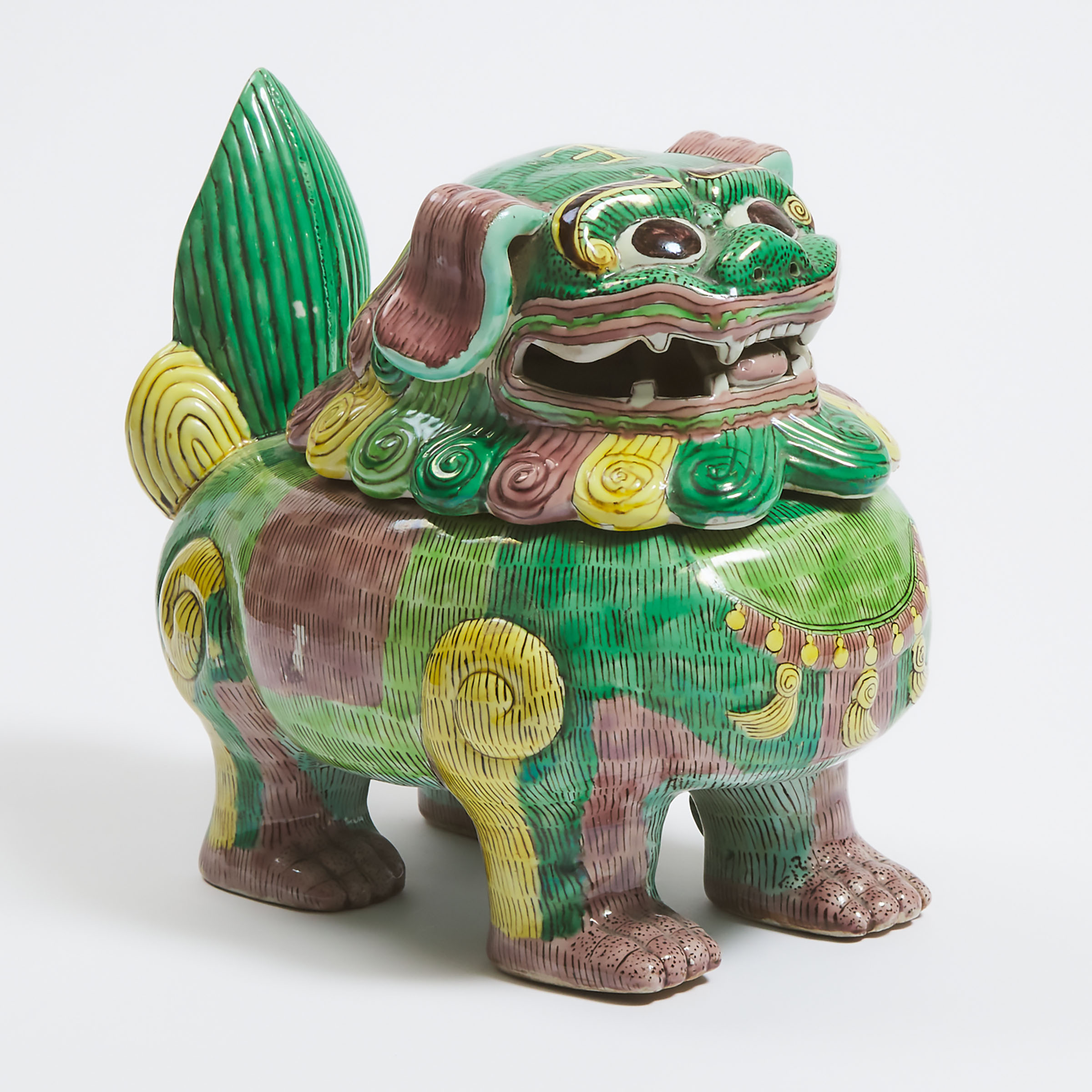 A Famille Verte Porcelain Qilin  3ac2d0